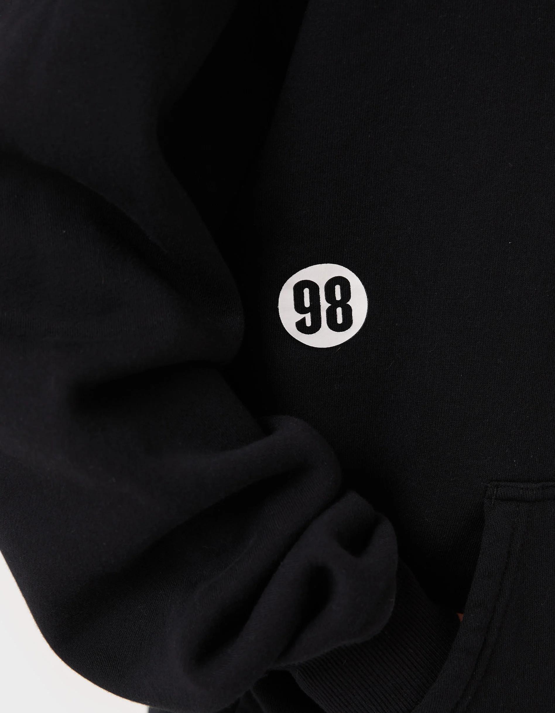 98 Float Fleece Hood Black - Image 2