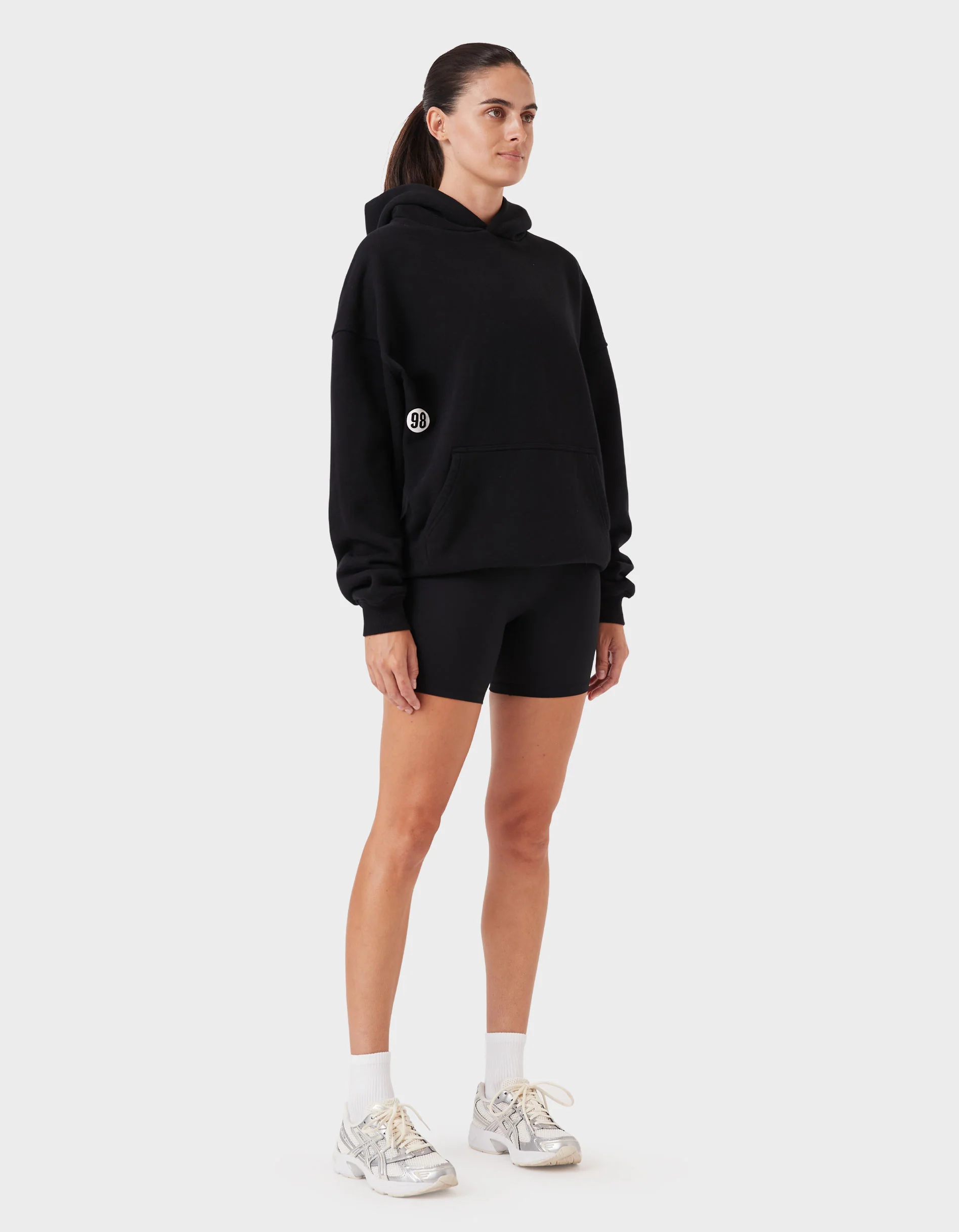 98 Float Fleece Hood Black - Image 5