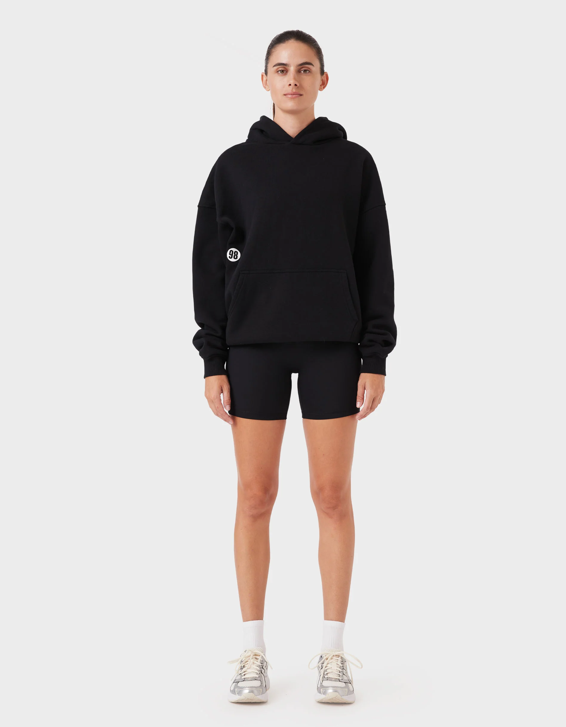 98 Float Fleece Hood Black - Image 6