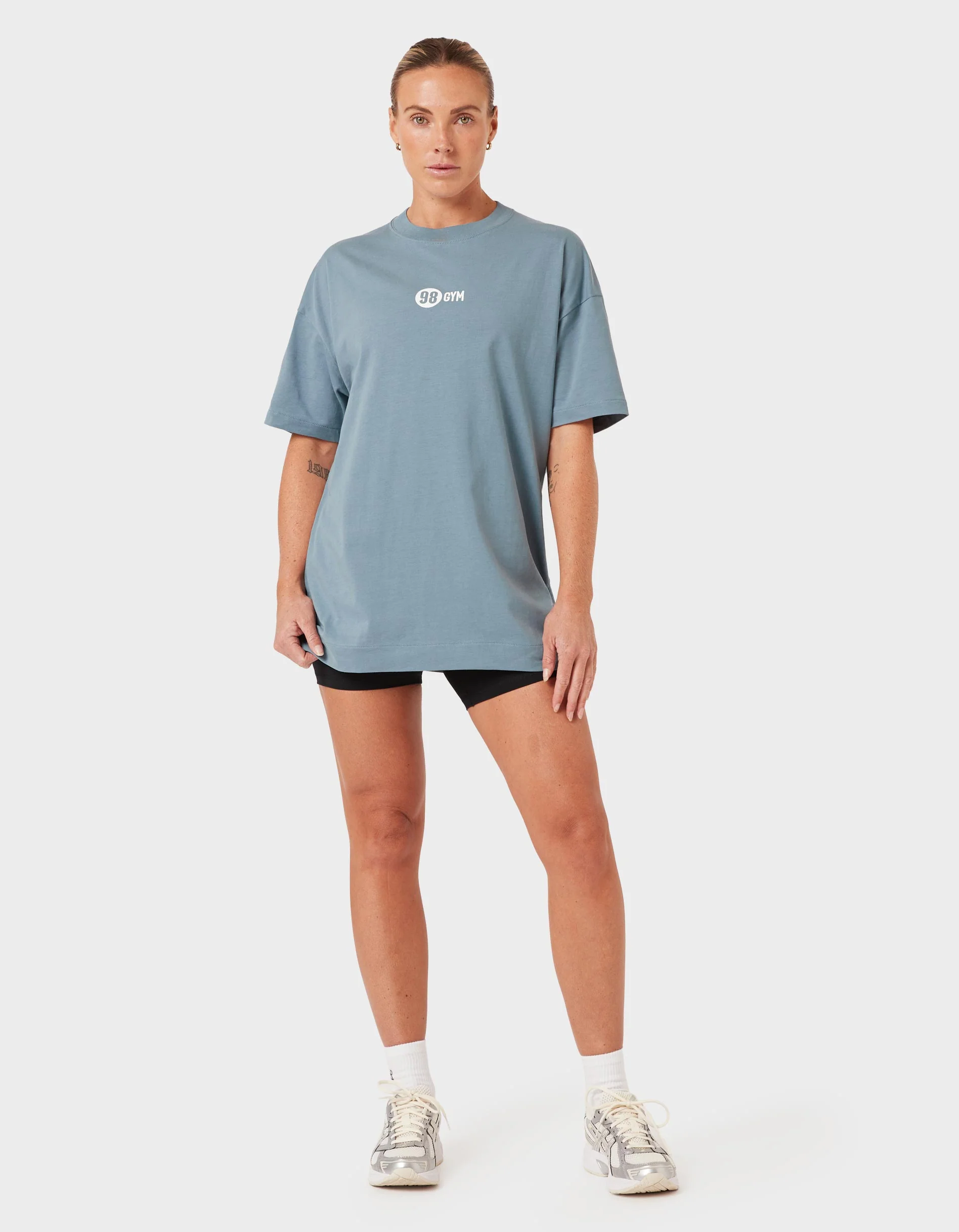 98 Mass B2 Tee Chalk Blue - Image 4