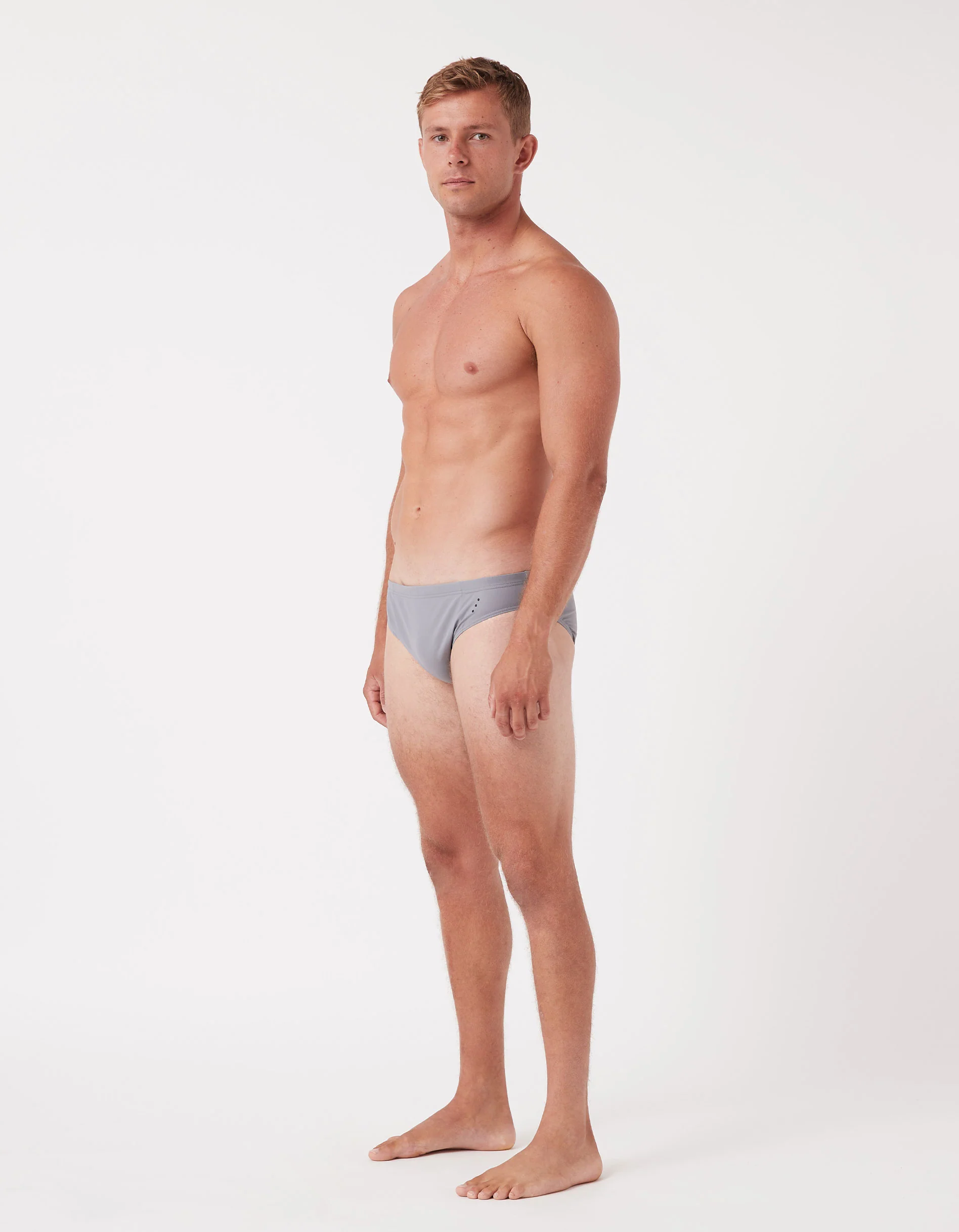Aquix Swim Brief Chalk Grey - Image 3