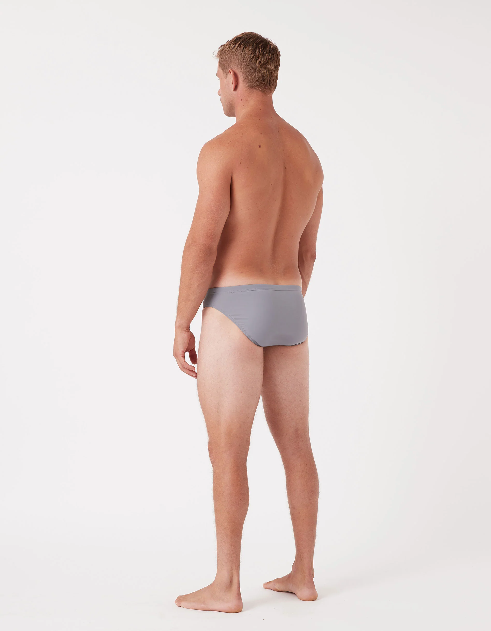 Aquix Swim Brief Chalk Grey - Image 4