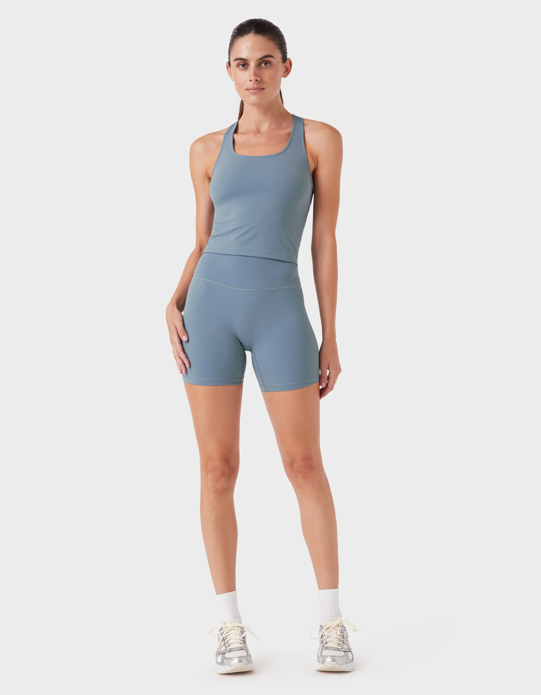 FITform Racer Tank Chalk Blue - Image 4