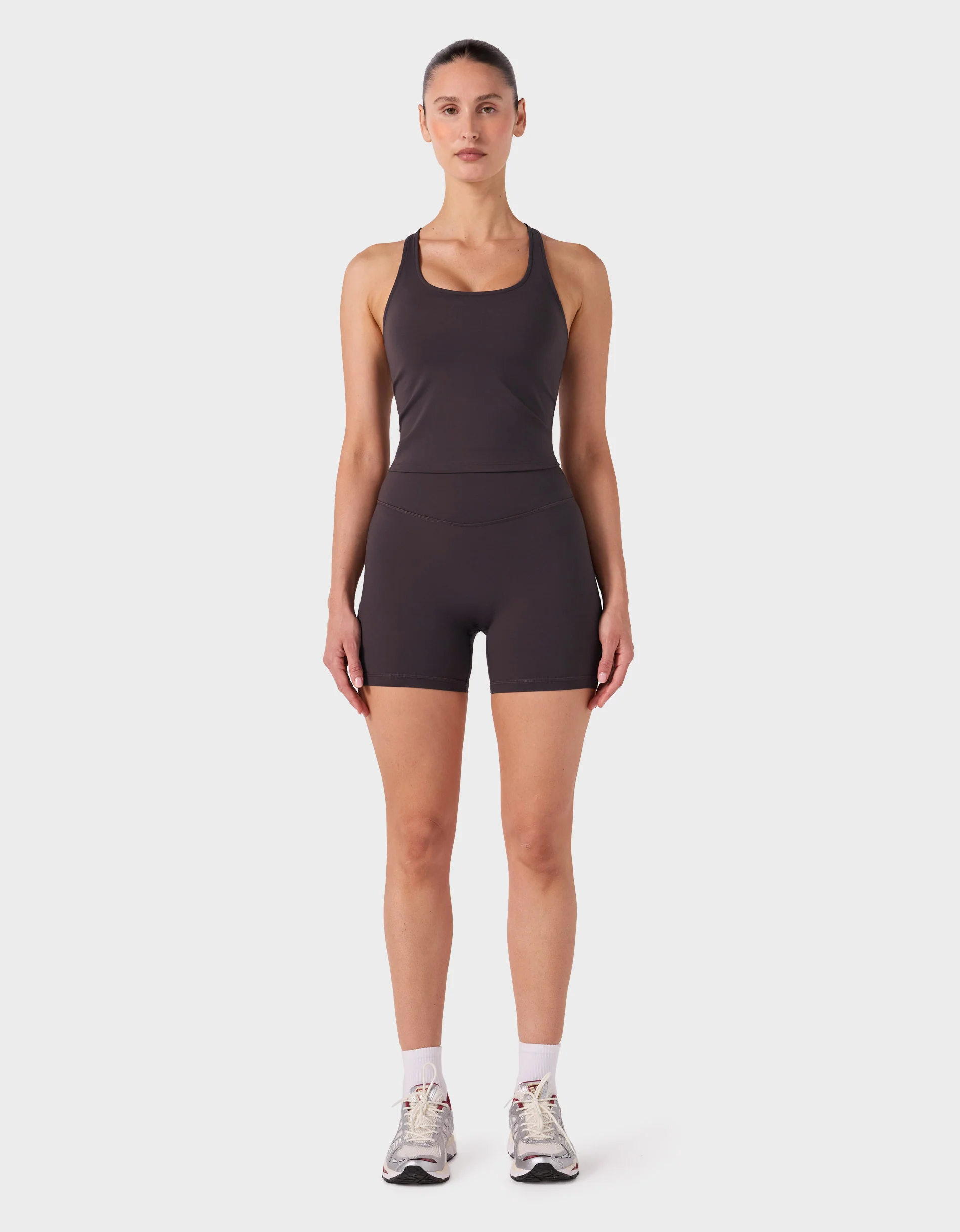 FITform Racer Tank Cherry Choc - Image 5