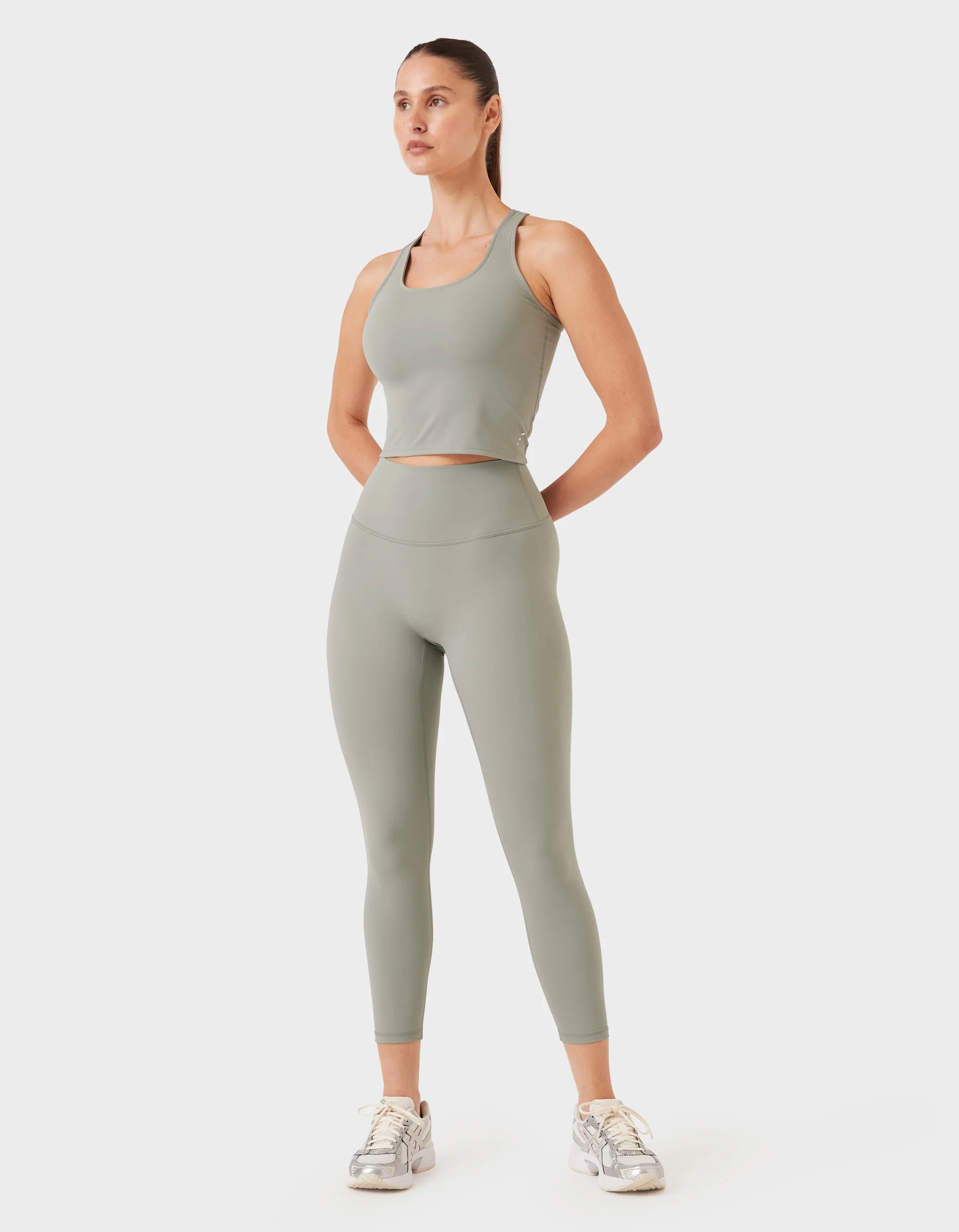 FITform Racer Tank Dry Sage - Image 4