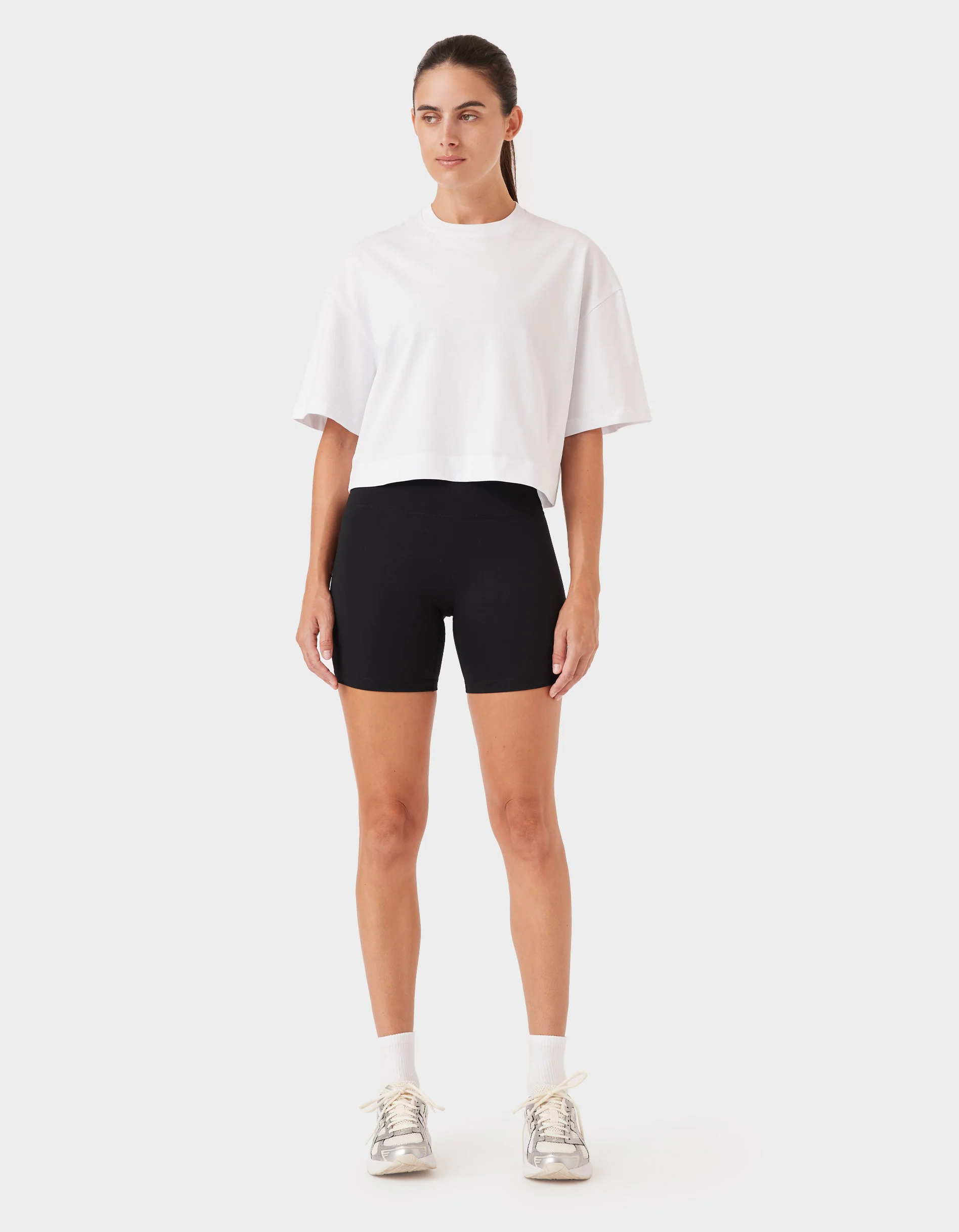 Float Crop Tee White - Image 4