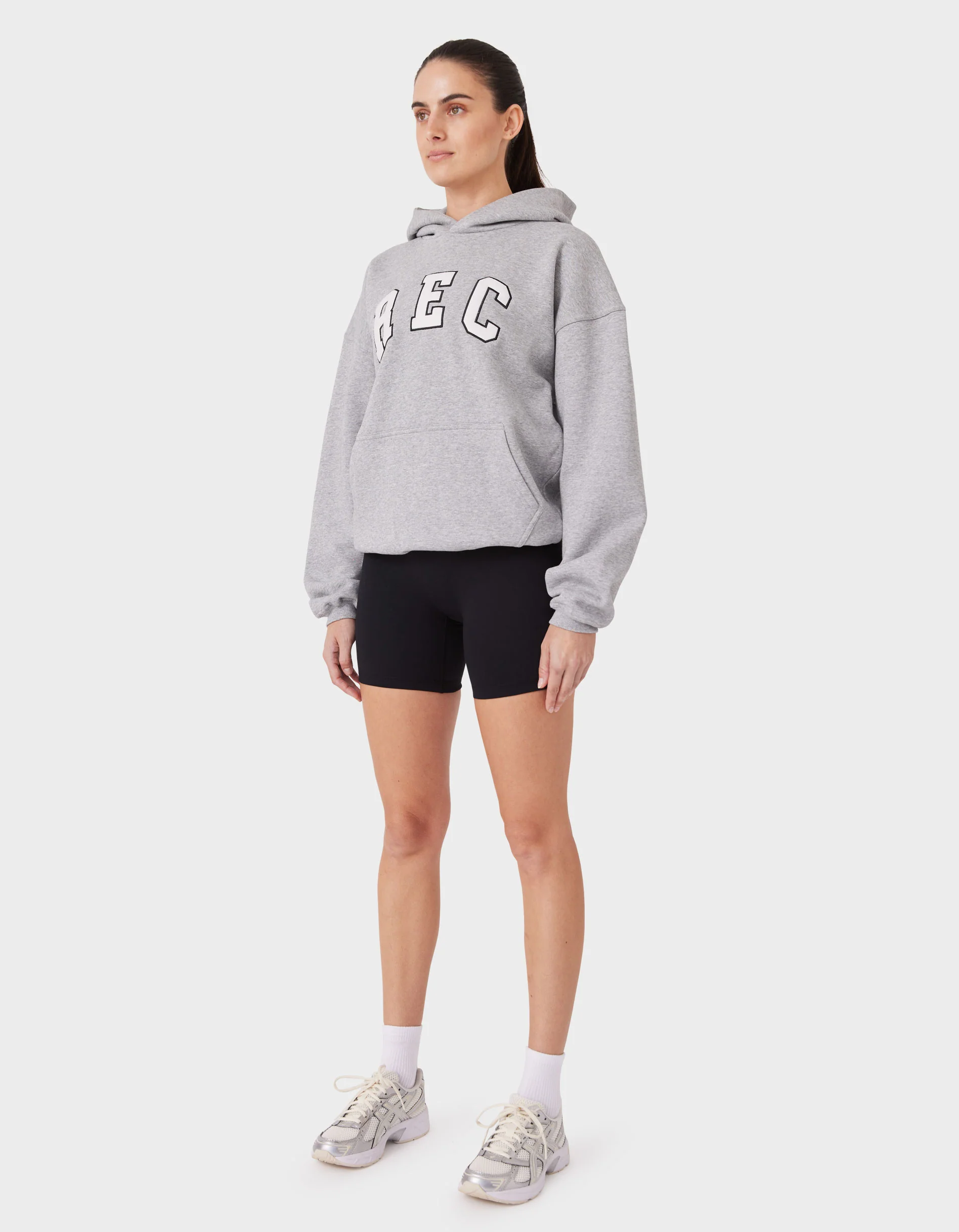Float Fleece REC Hood Grey Marle - Image 4