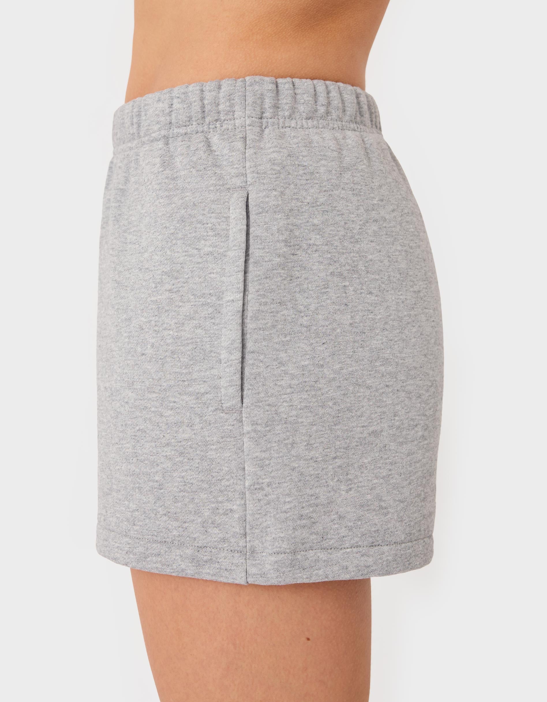 Float Fleece Short Grey Marle - Image 4