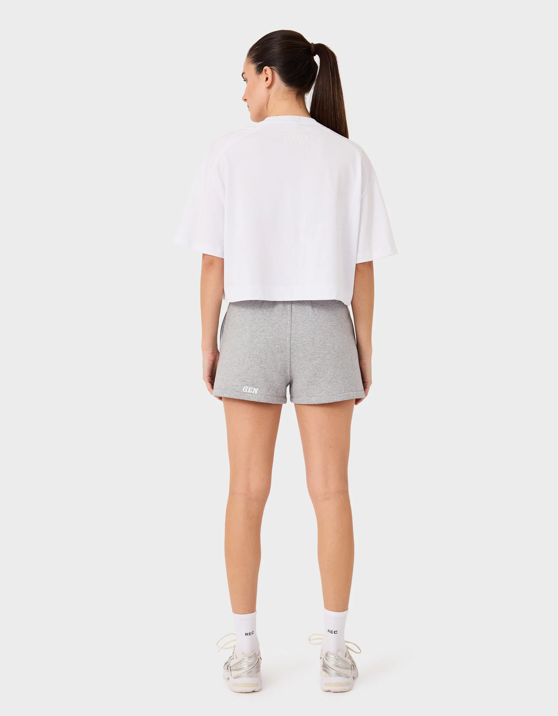 Float Fleece Short Grey Marle - Image 5