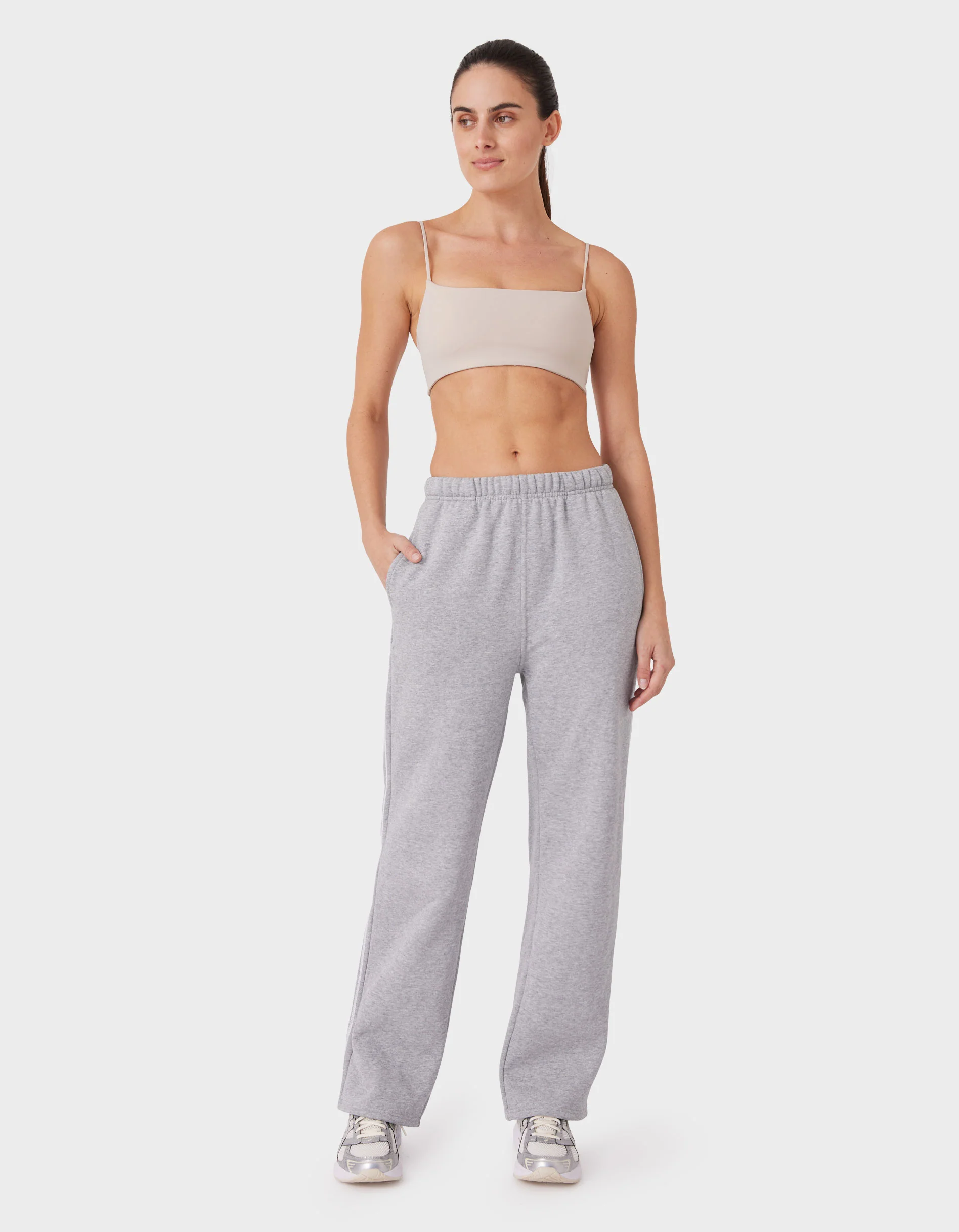 Float Fleece Trackpant Grey Marle - Image 5