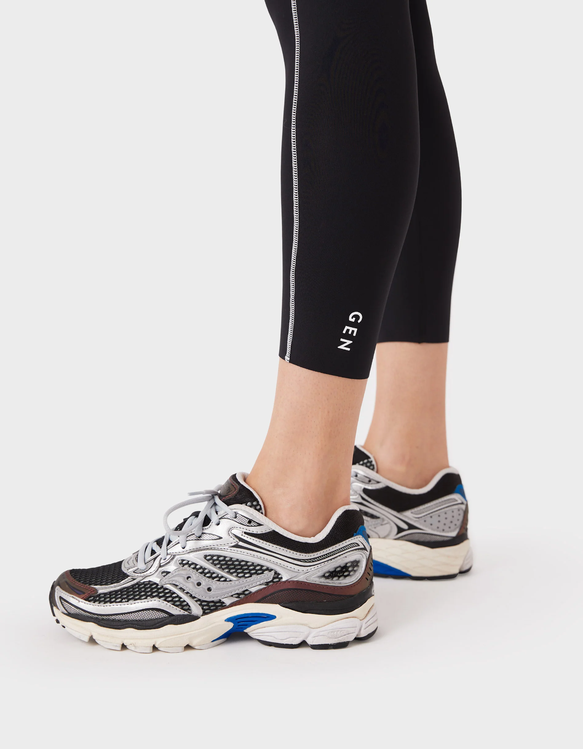 HOLDform 7/8 Legging Black/White - Image 3