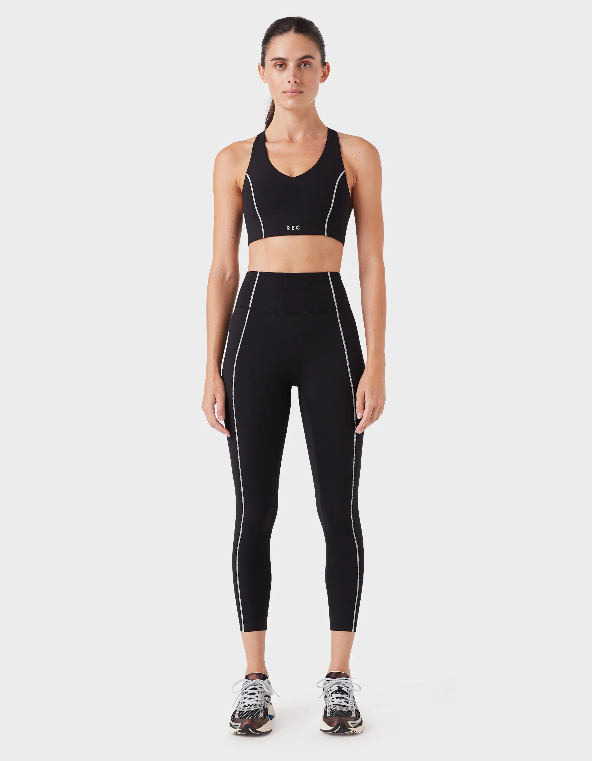 HOLDform 7/8 Legging Black/White - Image 5
