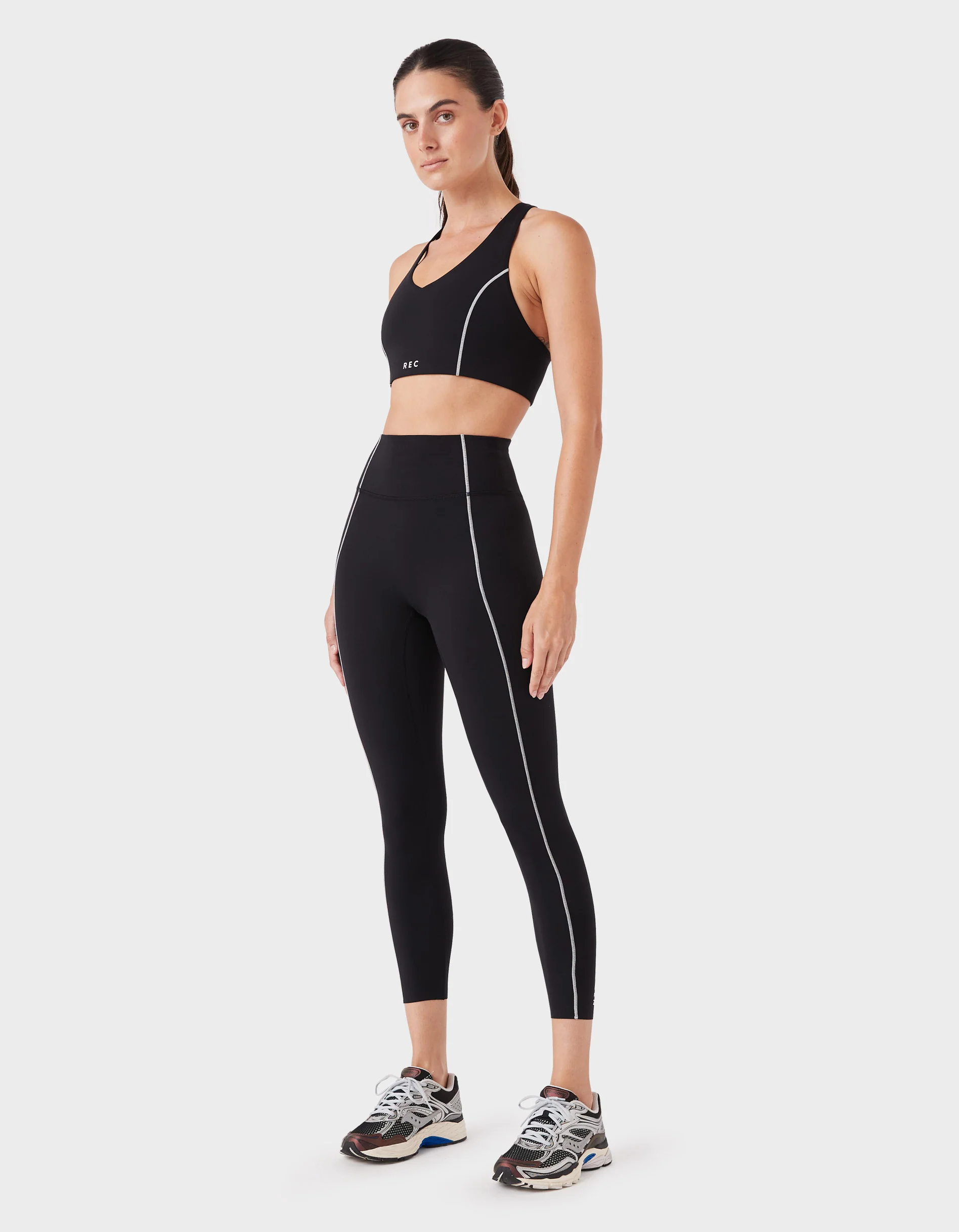 HOLDform 7/8 Legging Black/White - Image 7