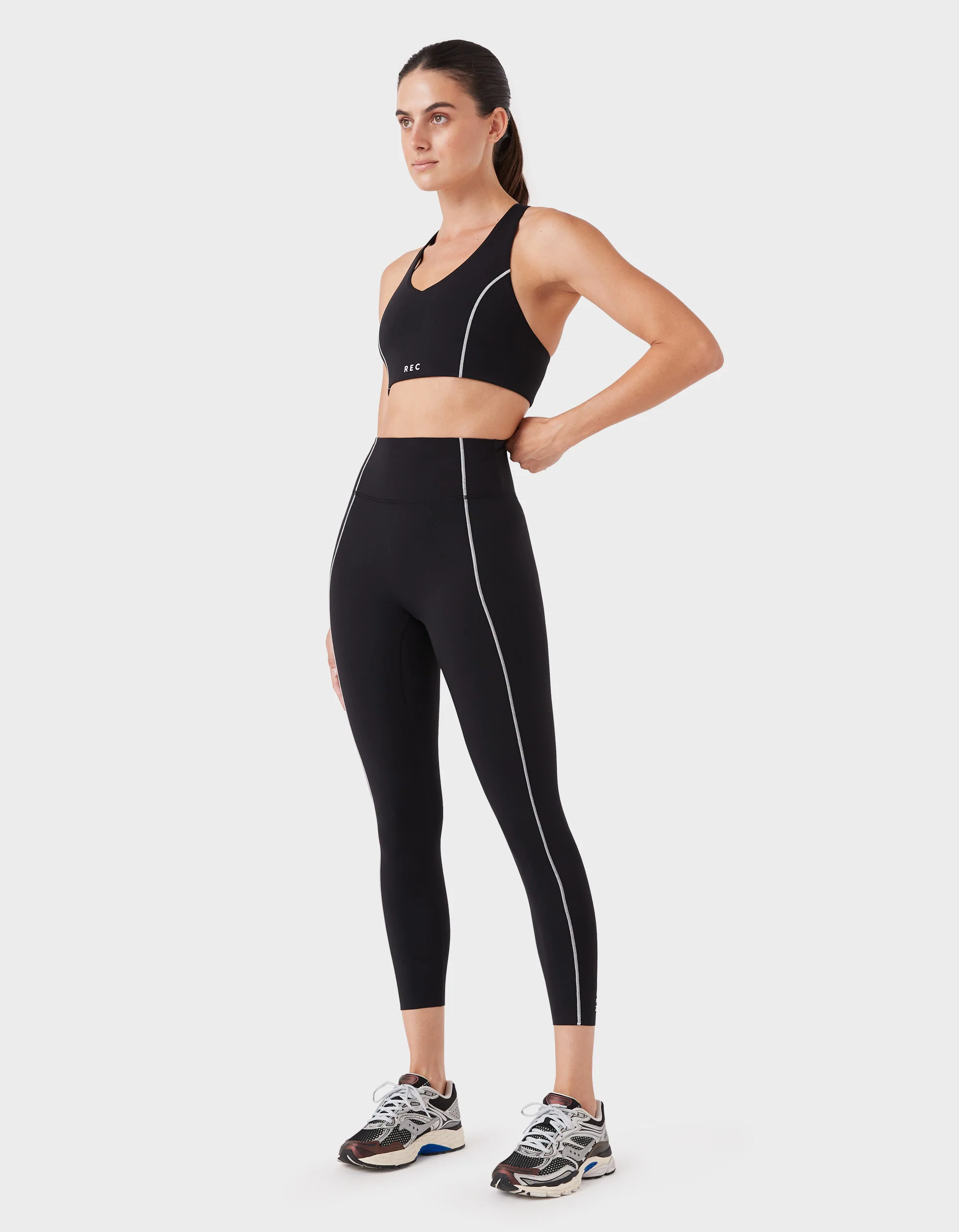 HOLDform 7/8 Legging Black/White - Image 8
