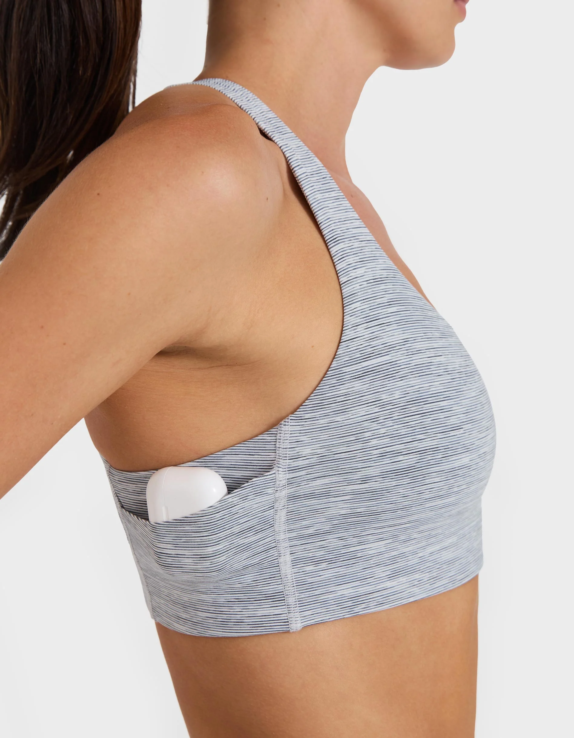 HOLDform RN Racer Crop Space Grey - Image 2