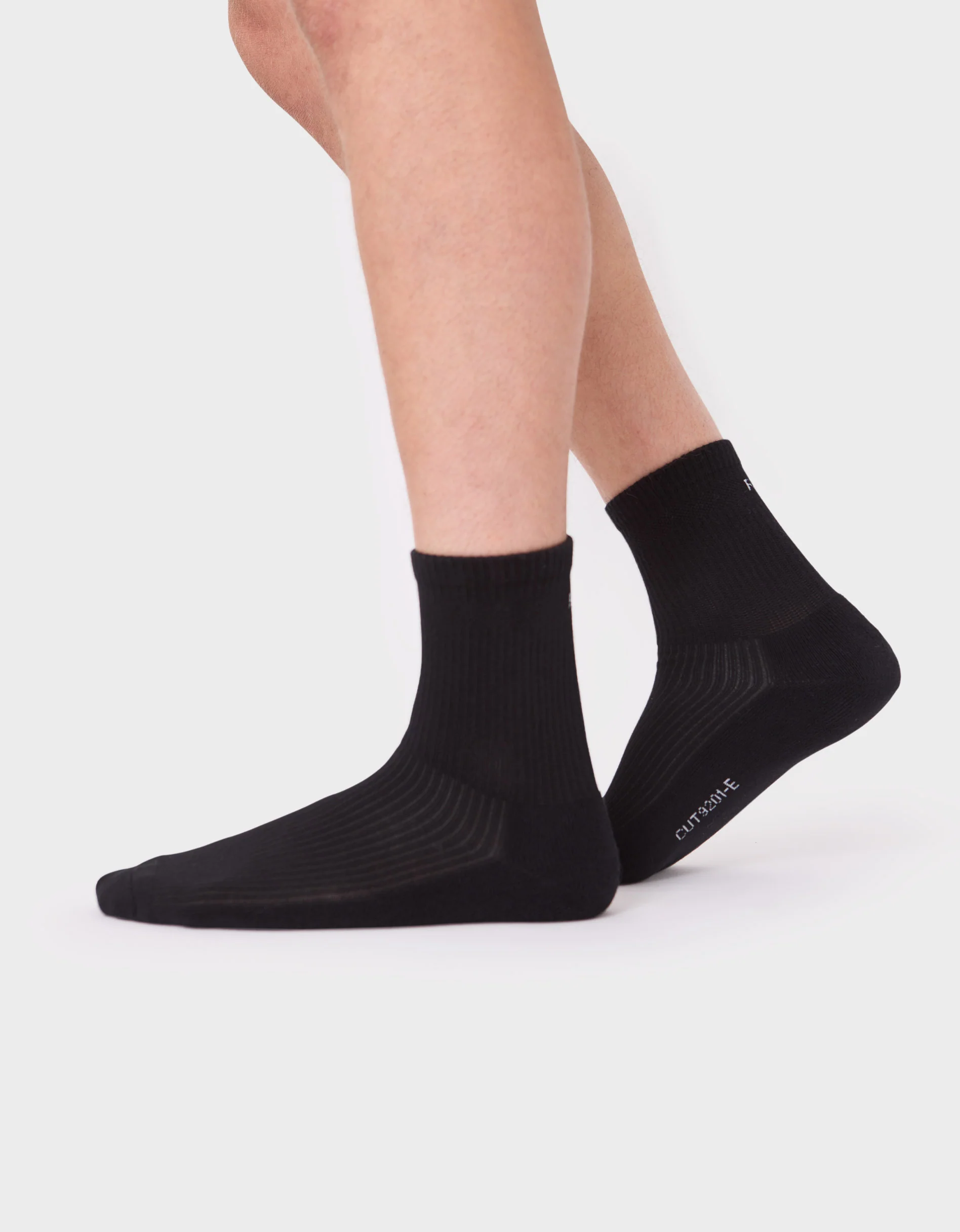 Logo Short Sock 2-Pack Black - Image 3