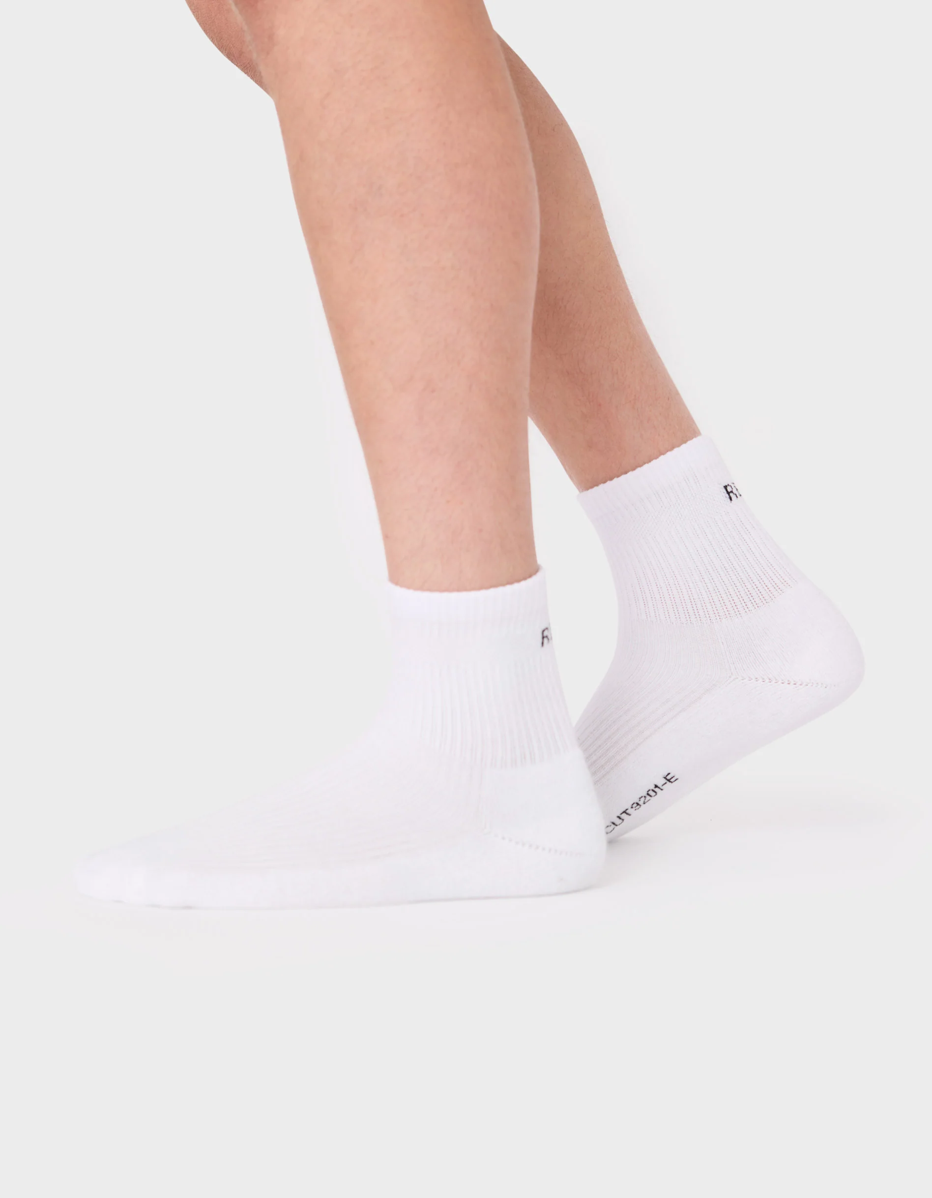 Logo Short Sock 2-Pack White - Image 2