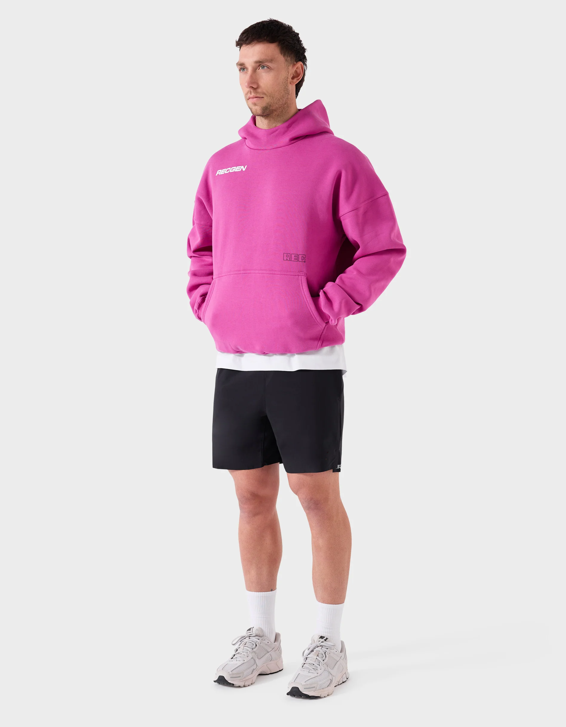 Mass Fleece MXV Hood Magenta - Image 4