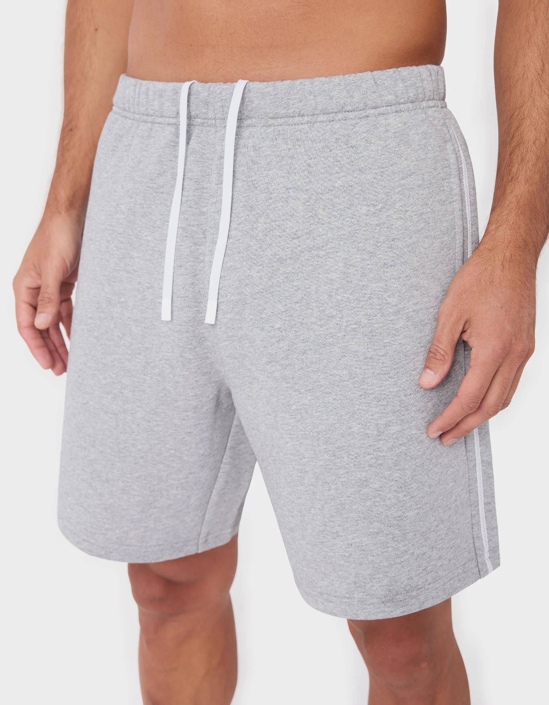Mass Fleece Short Grey Marle - Image 3