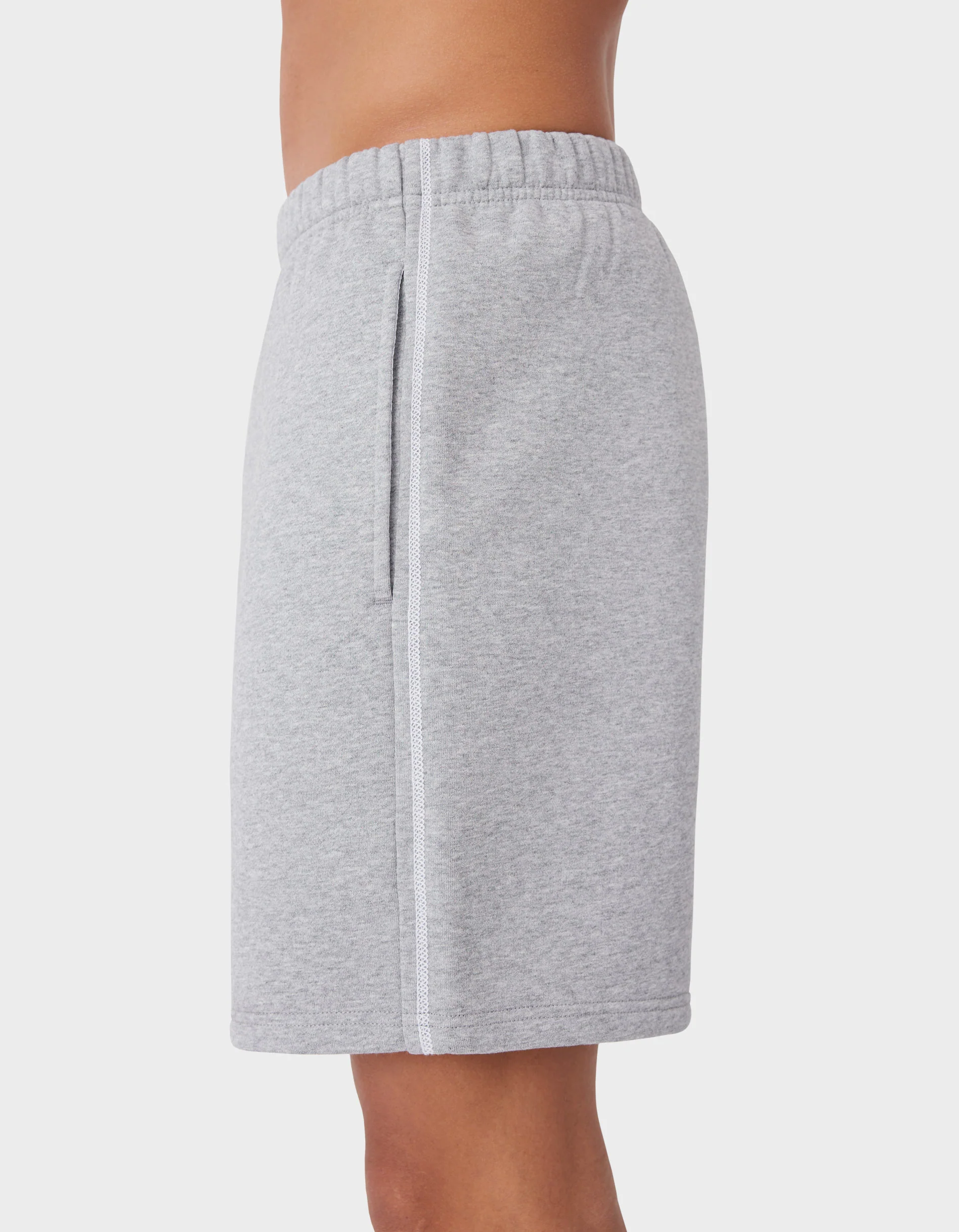 Mass Fleece Short Grey Marle - Image 4