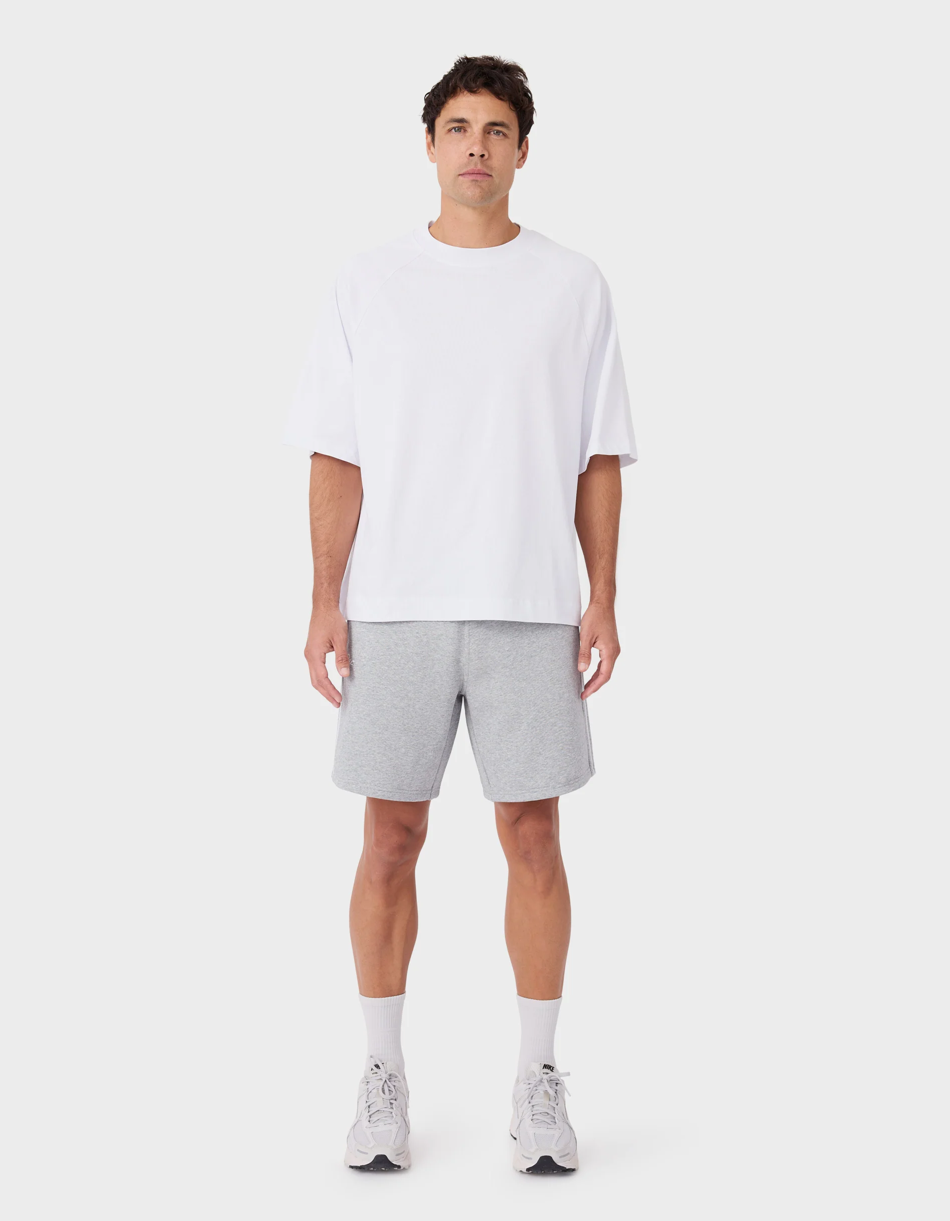 Mass Fleece Short Grey Marle - Image 5