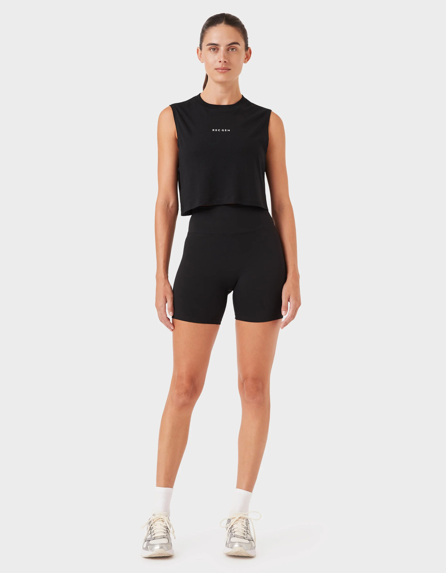 Oxy Float Crop Tank Black - Image 4