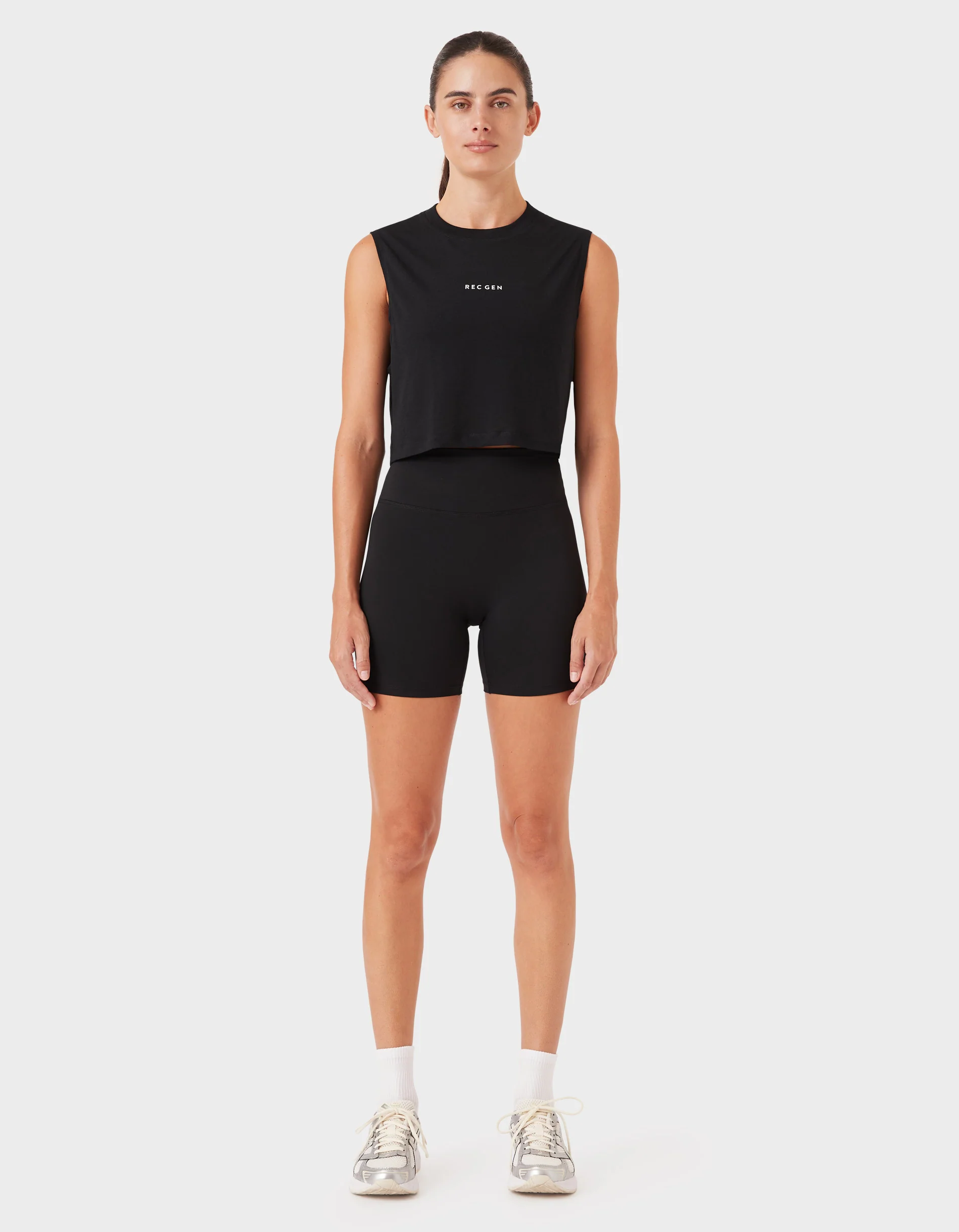 Oxy Float Crop Tank Black - Image 6