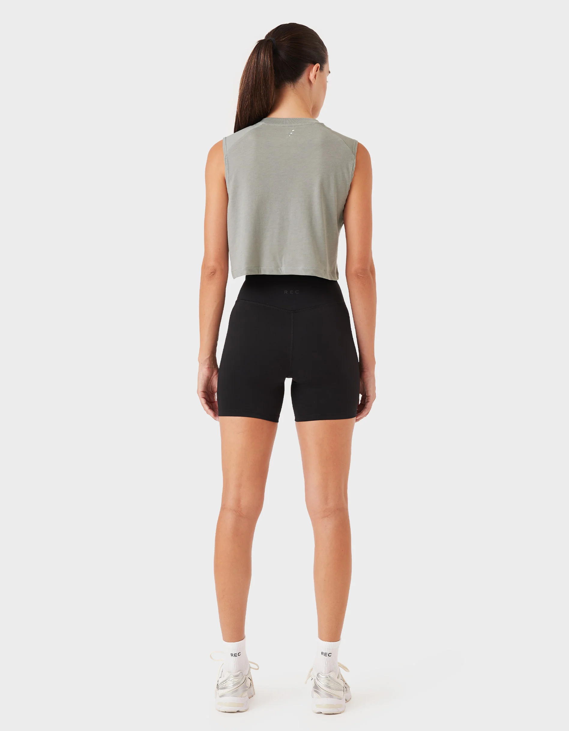 Oxy Float Crop Tank Dry Sage - Image 6