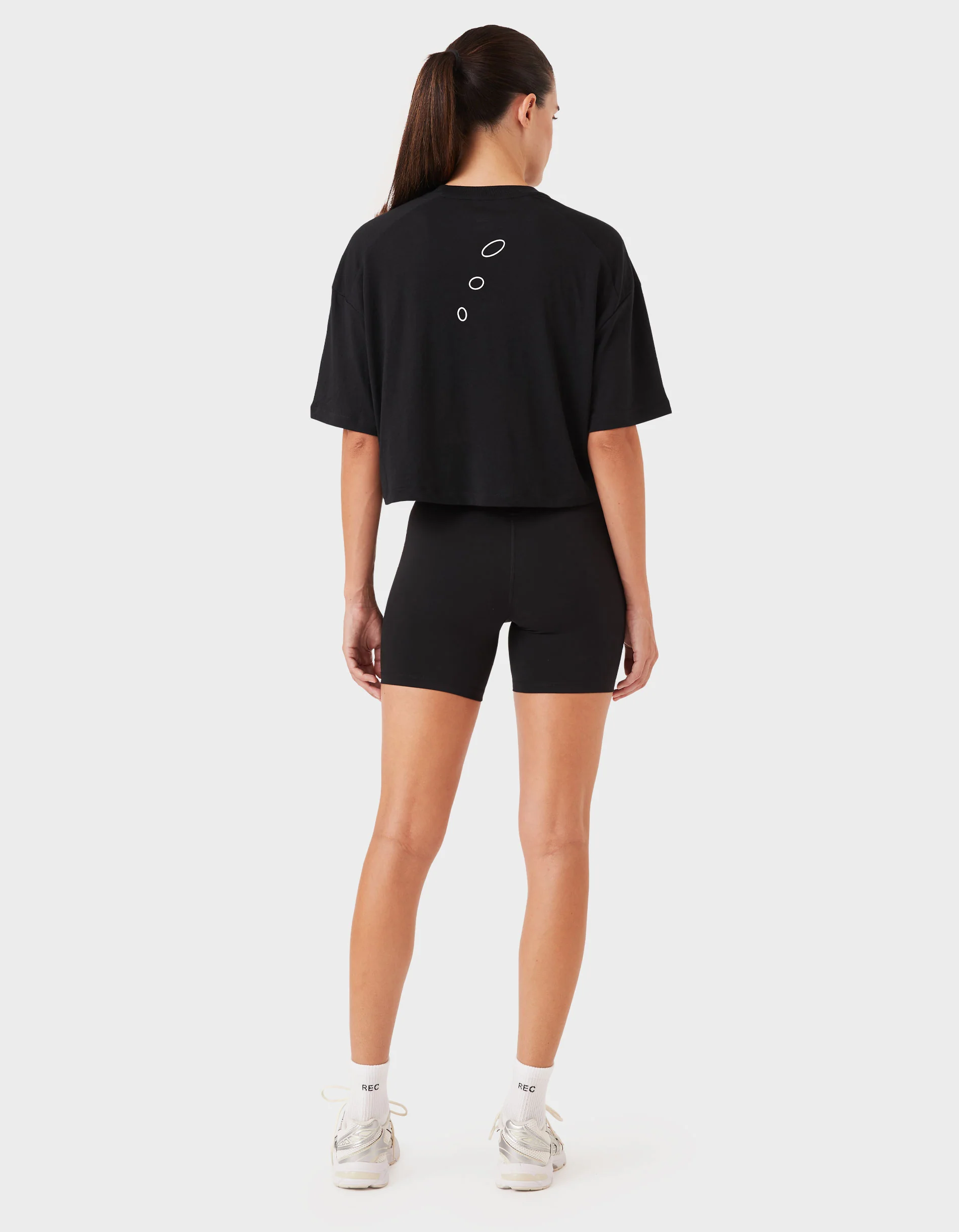 Oxy Float Crop Tee Black - Image 7