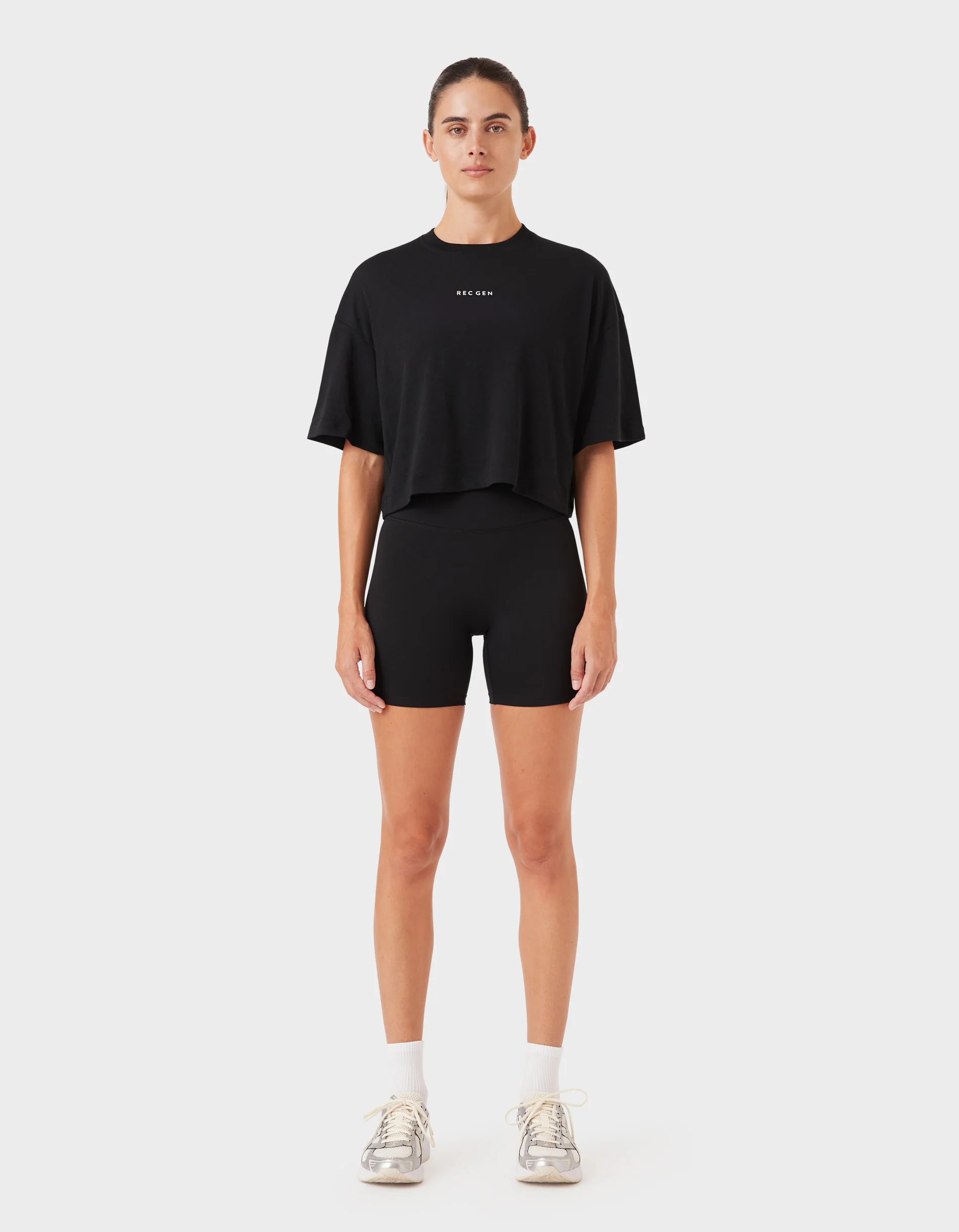 Oxy Float Crop Tee Black - Image 4