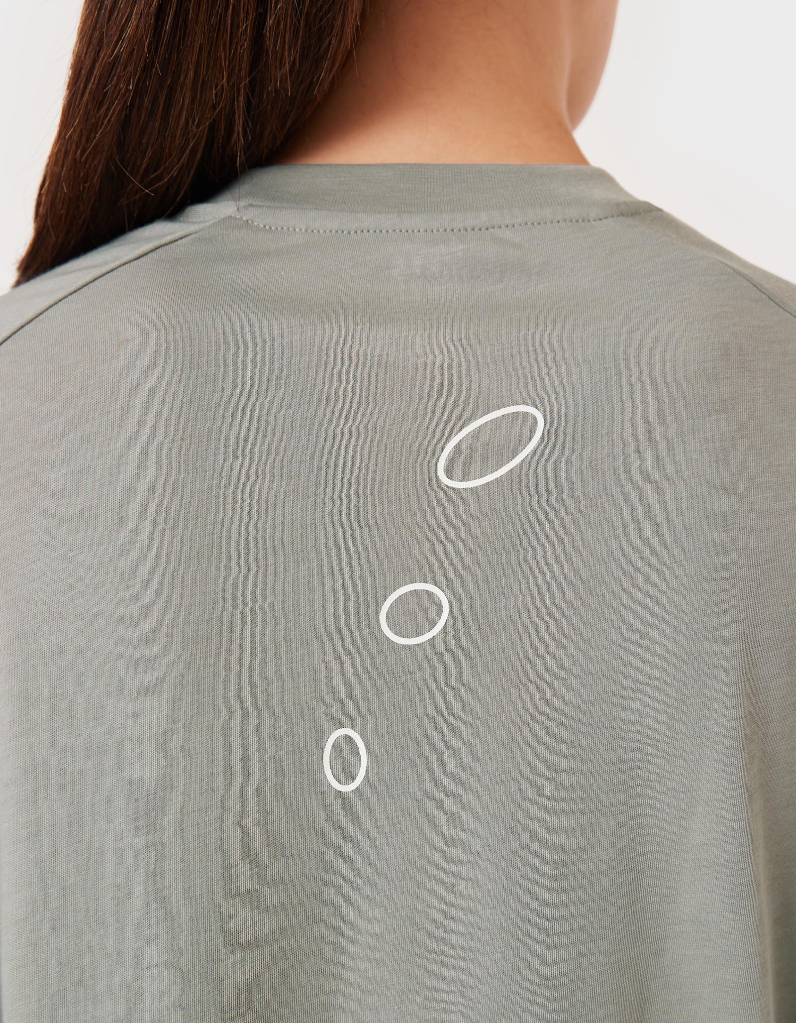 Oxy Float Crop Tee Dry Sage - Image 3