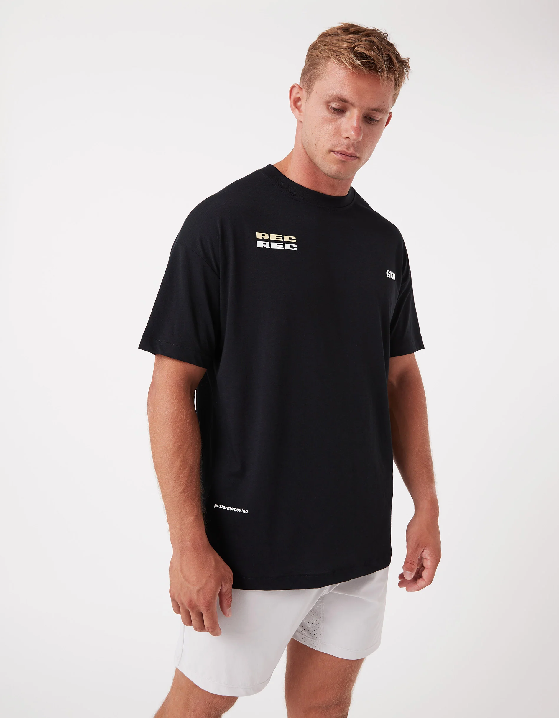 Oxy Mass Decal Tee Black