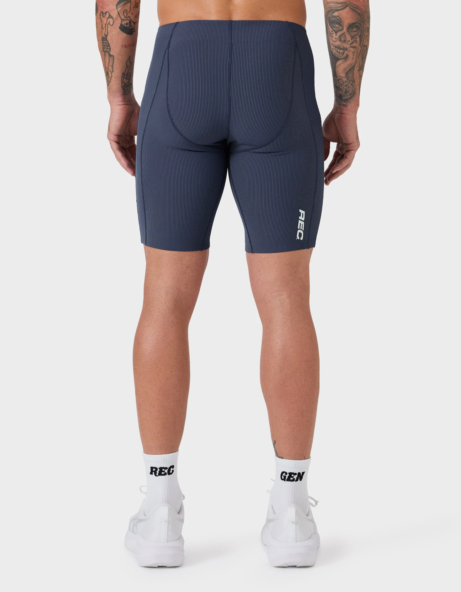 RIB Run/Train Tight Short Navy/Slate - Image 5