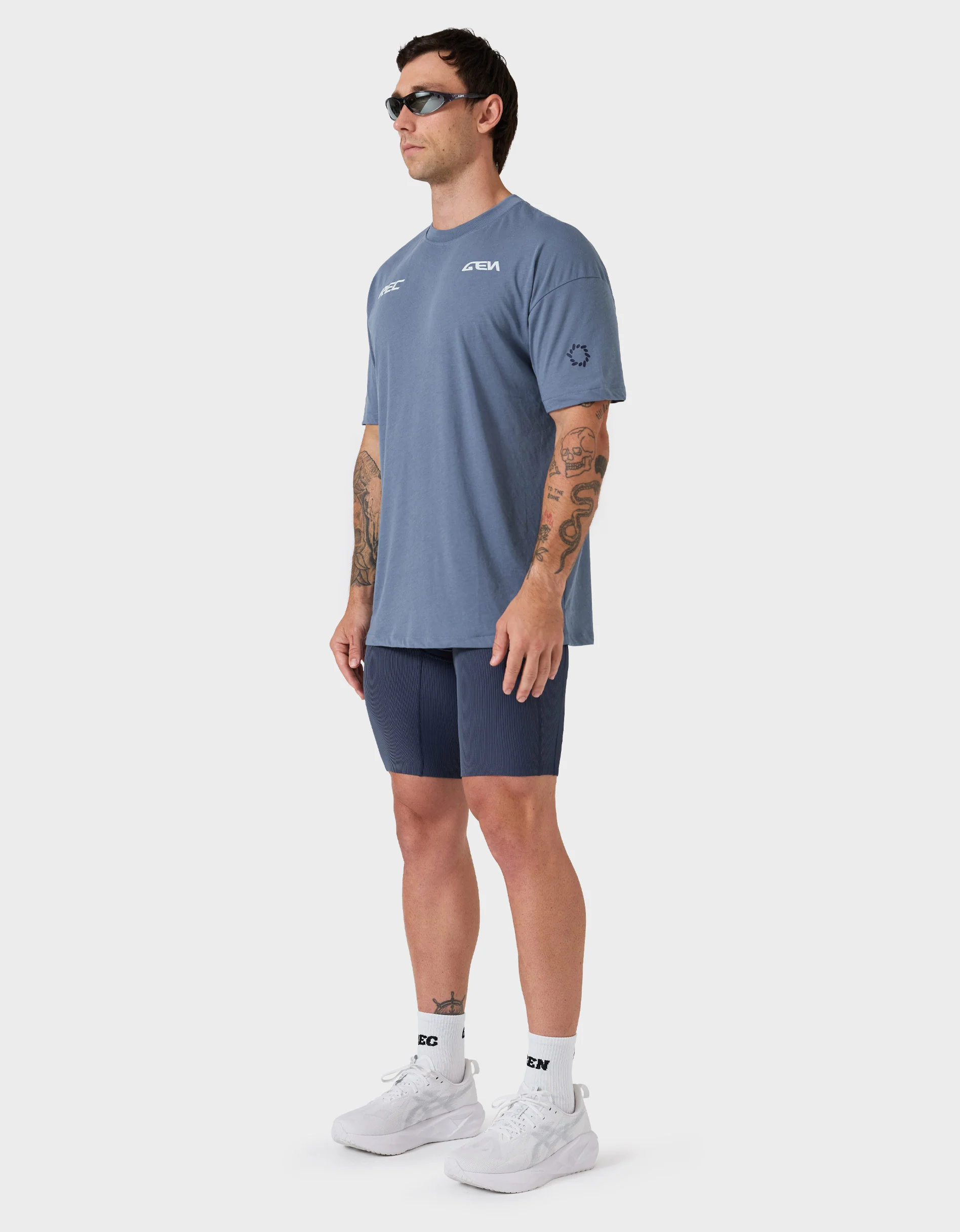 RIB Run/Train Tight Short Navy/Slate - Image 7