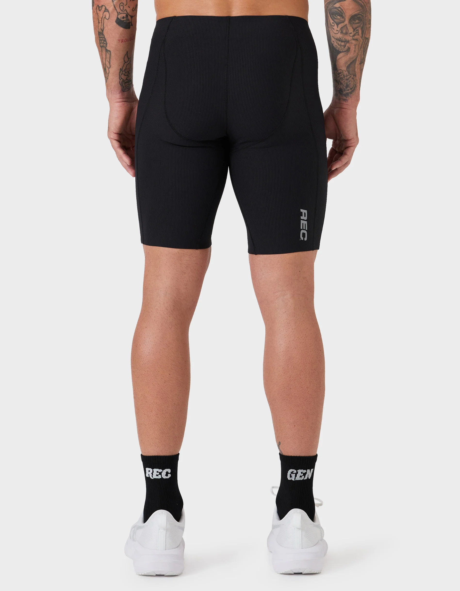 RIB Run/Train Tight Short Black - Image 5