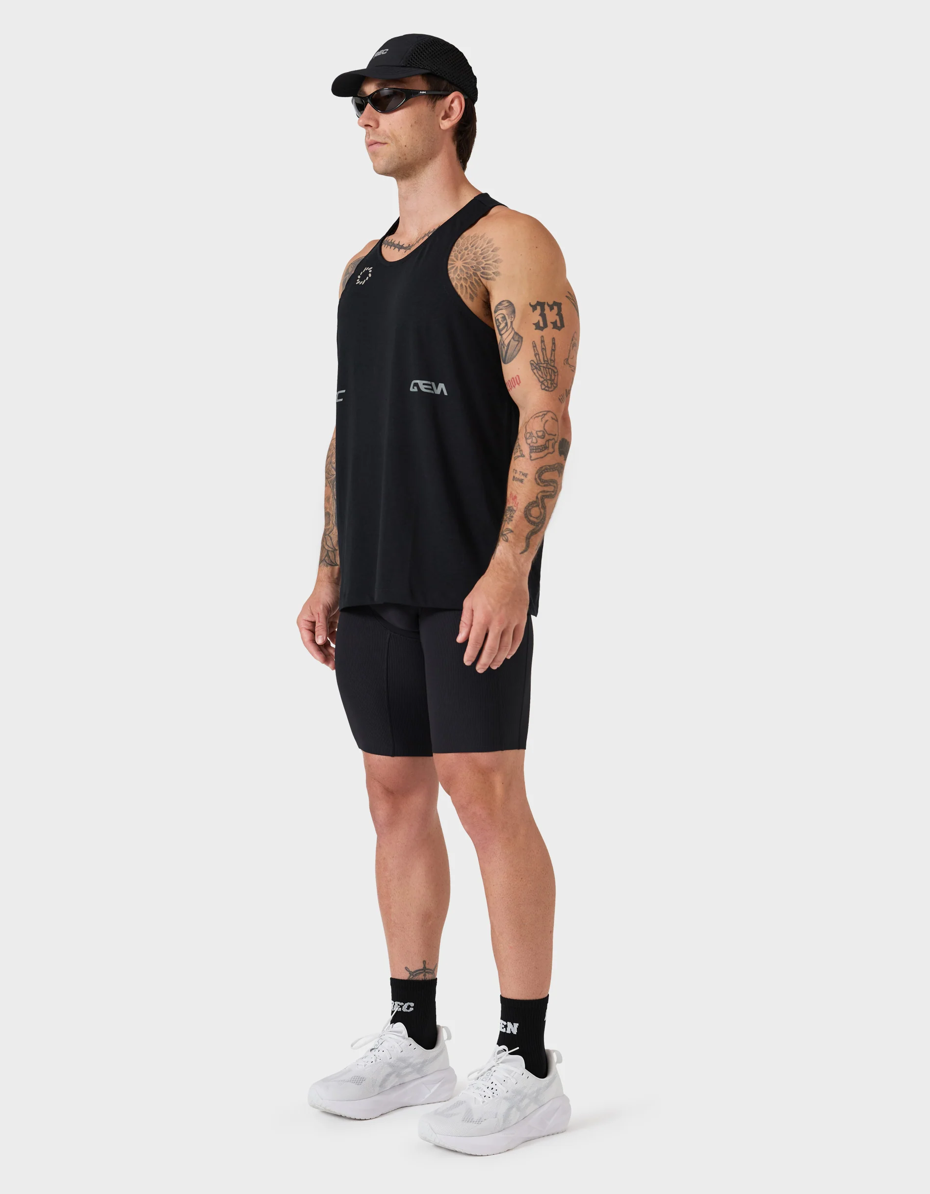 RIB Run/Train Tight Short Black - Image 7