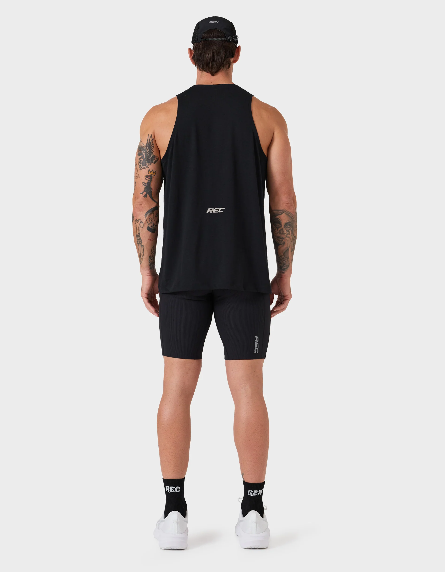 RIB Run/Train Tight Short Black - Image 9