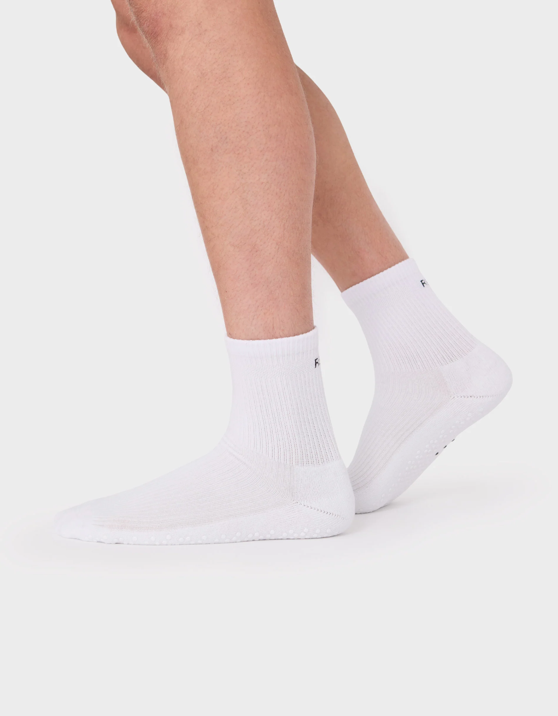 Short Grip Sock White - Image 3