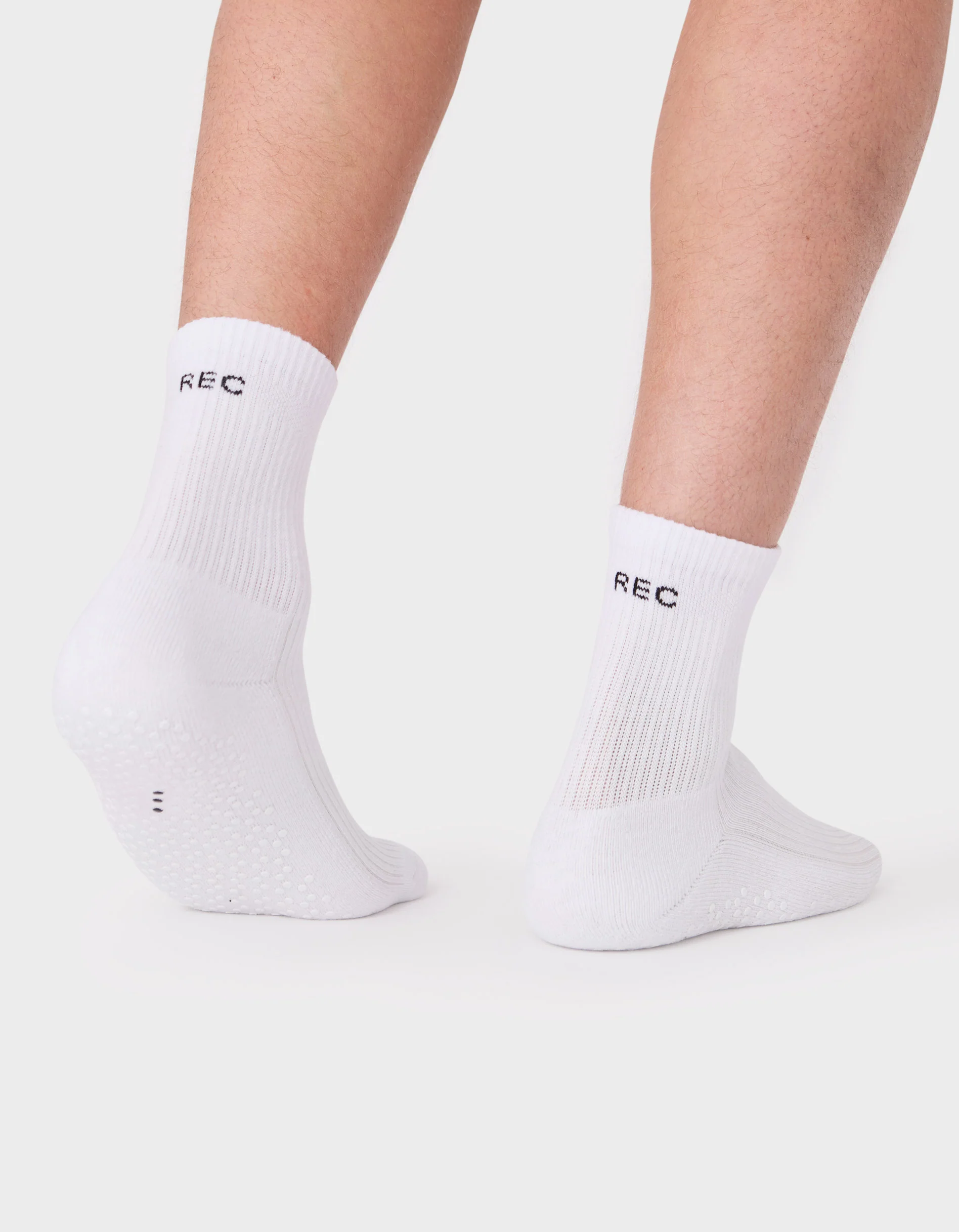 Short Grip Sock White - Image 4