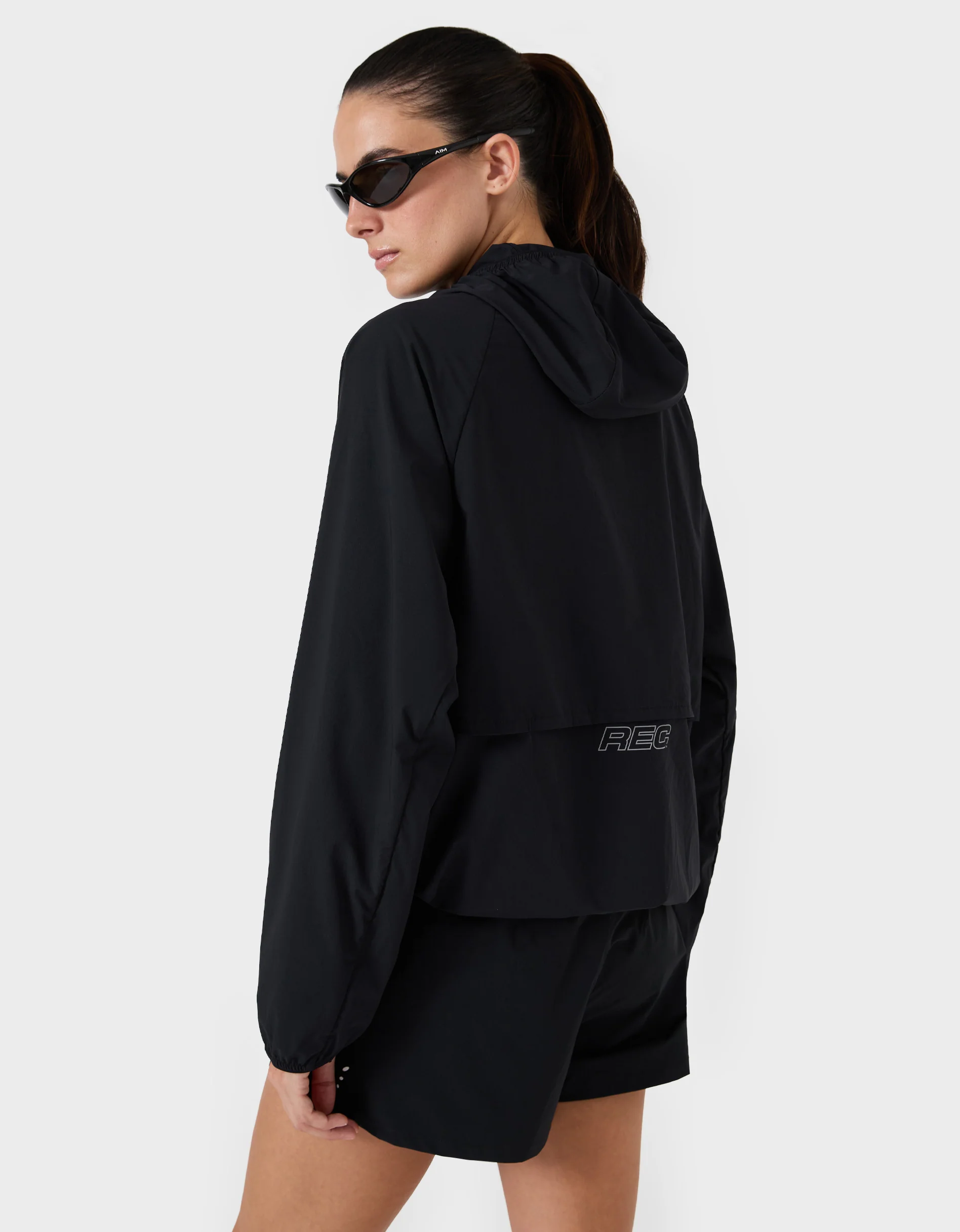 Unisex Tracks Spray Jacket Black - Image 4