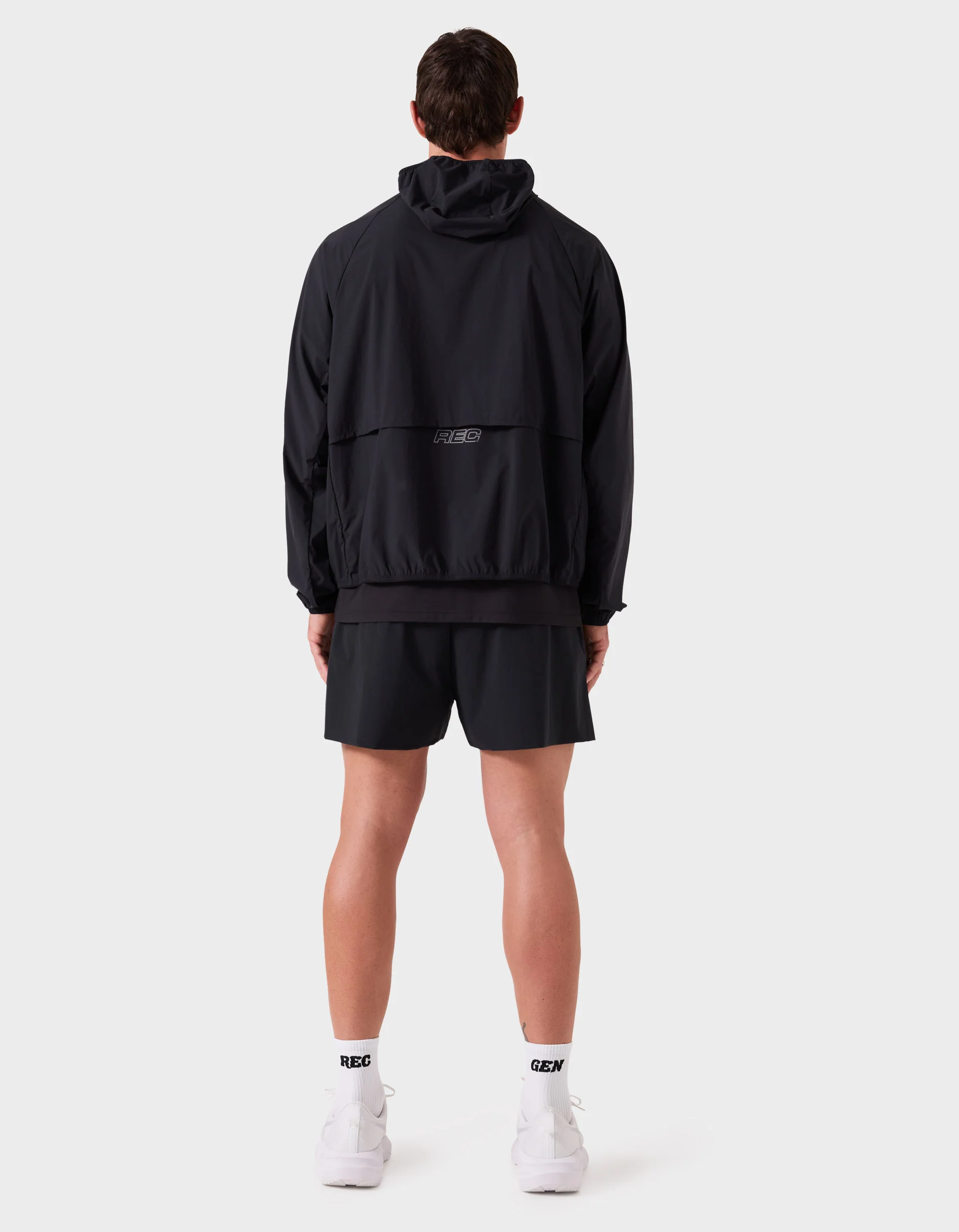 Unisex Tracks Spray Jacket Black - Image 6