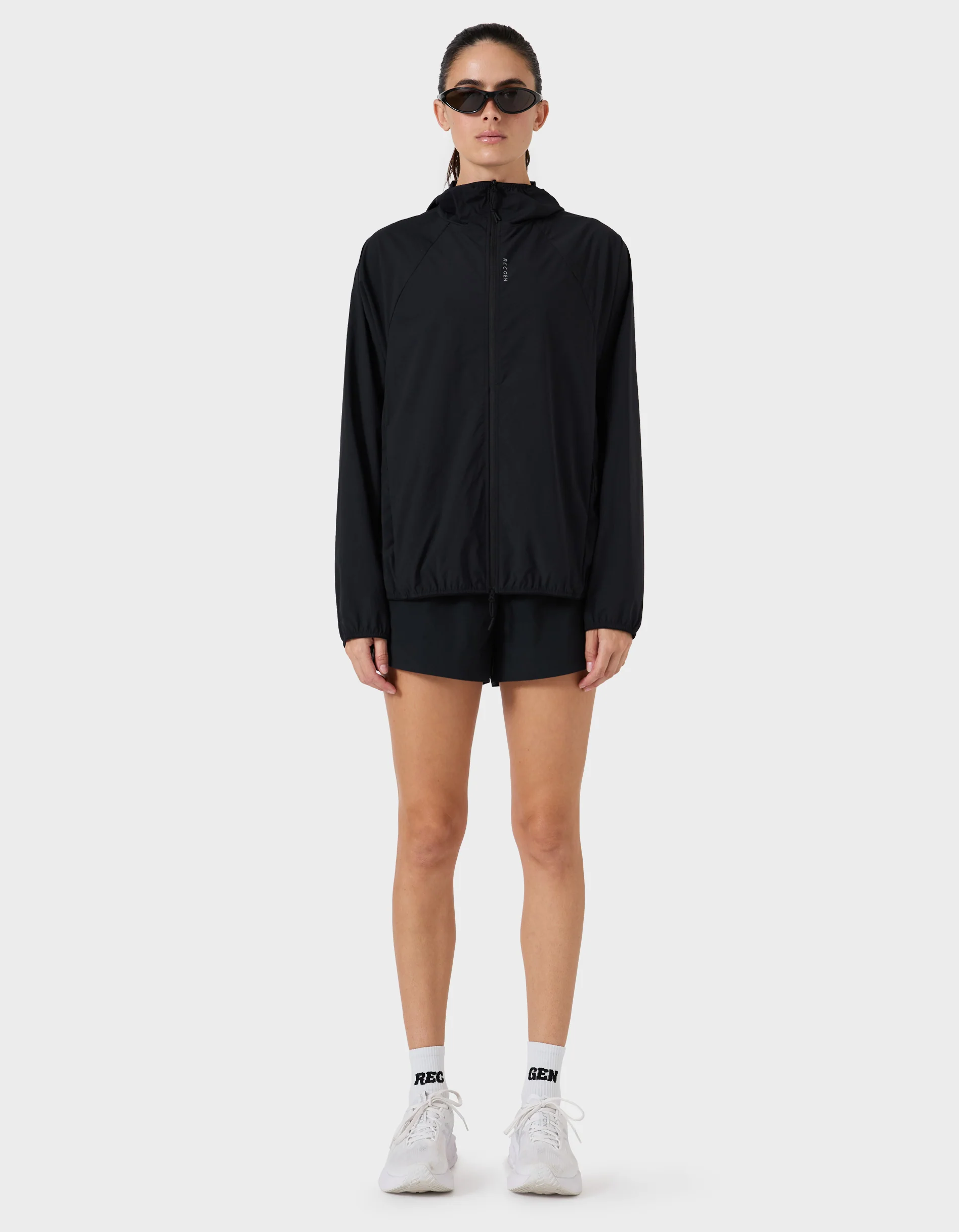 Unisex Tracks Spray Jacket Black - Image 7