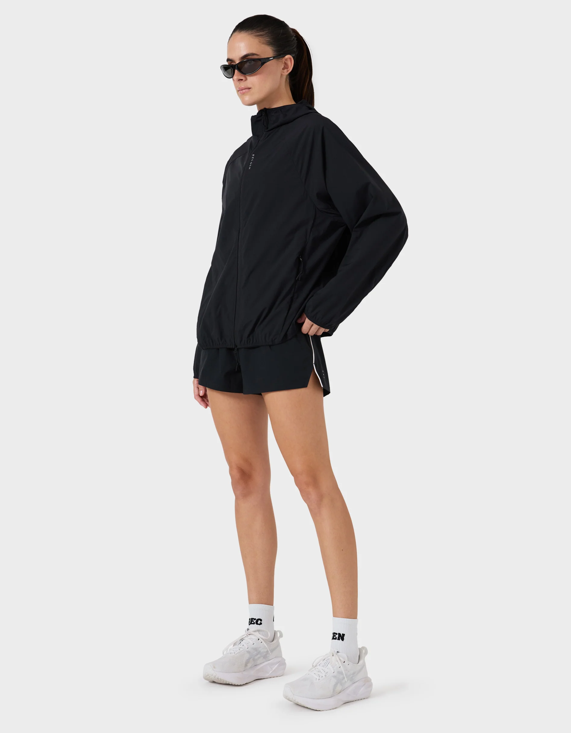 Unisex Tracks Spray Jacket Black - Image 8