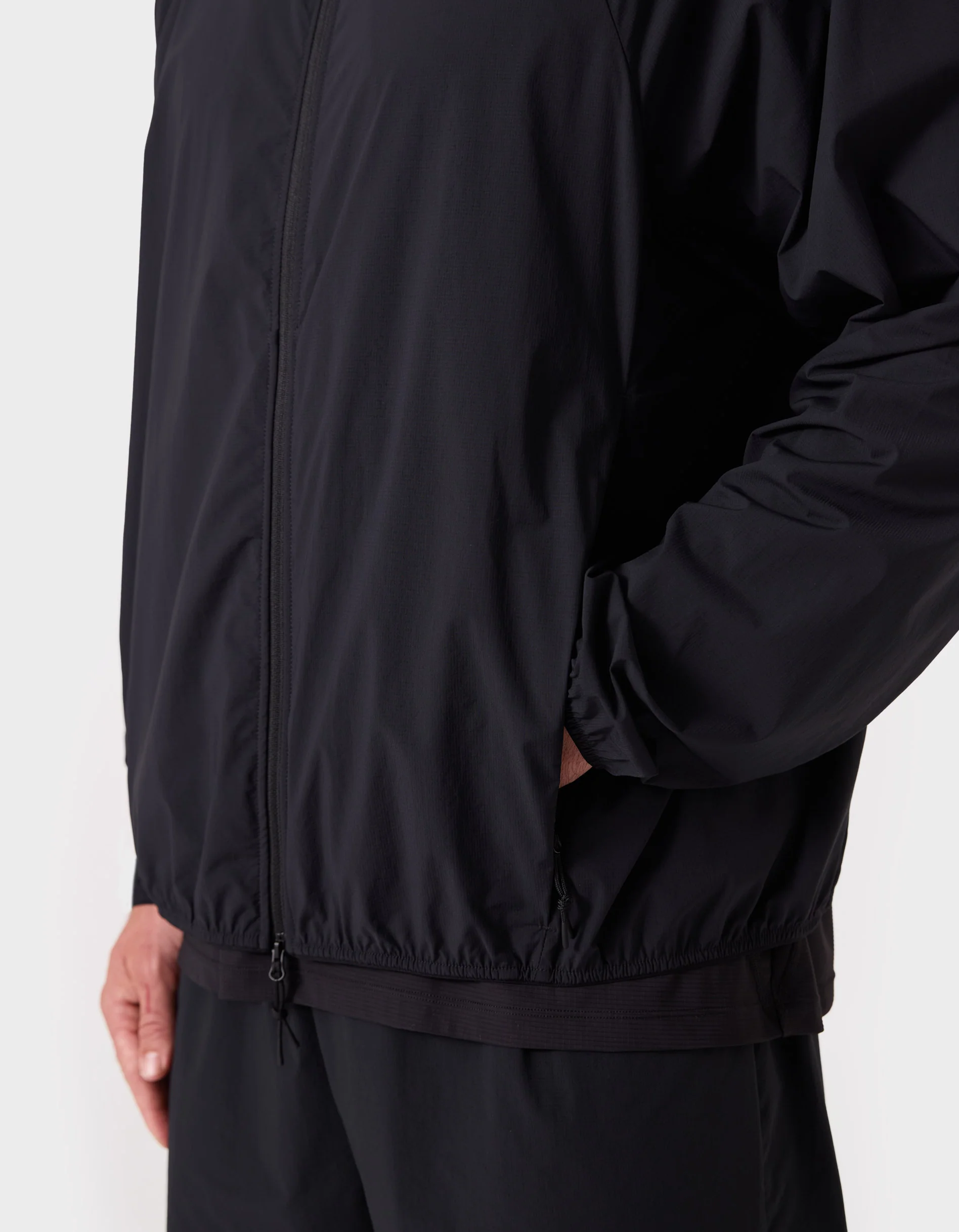Unisex Tracks Spray Jacket Black - Image 9